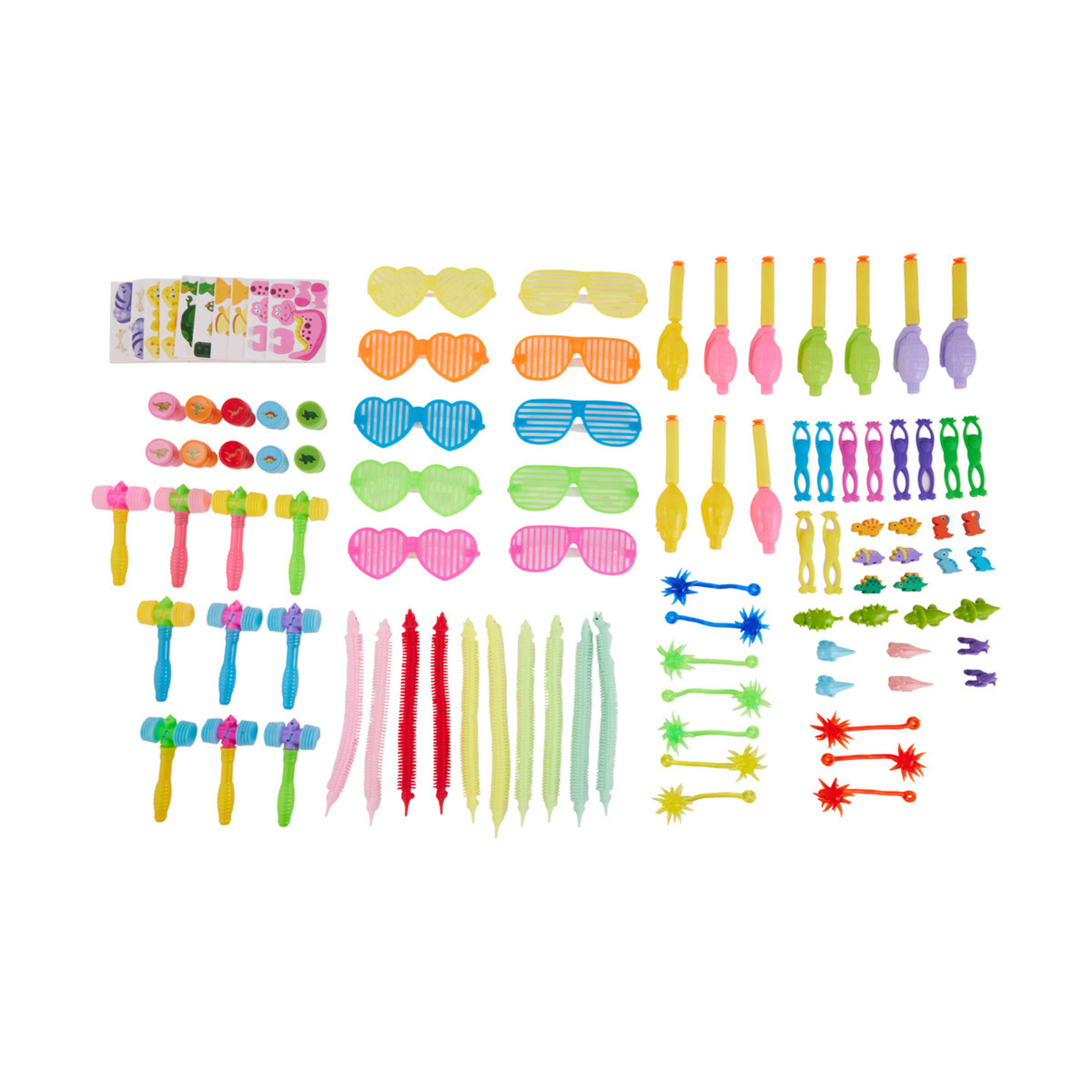 2 100 Piece Bright Animals Party Favour Pack, 2 of 10