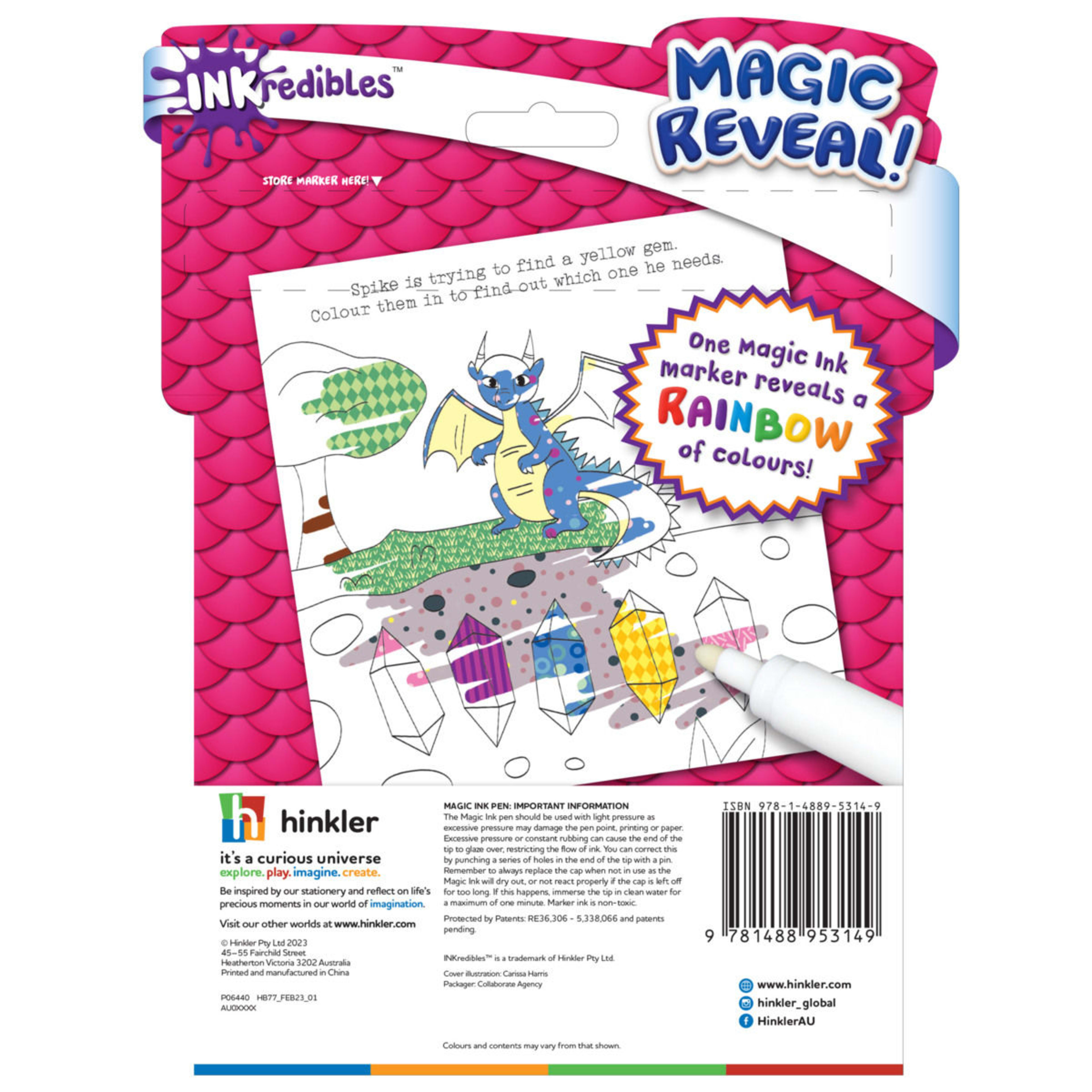 4 INKredibles Magic Reveal! Dragon Dreams Activity Kit - Book, 4 of 4