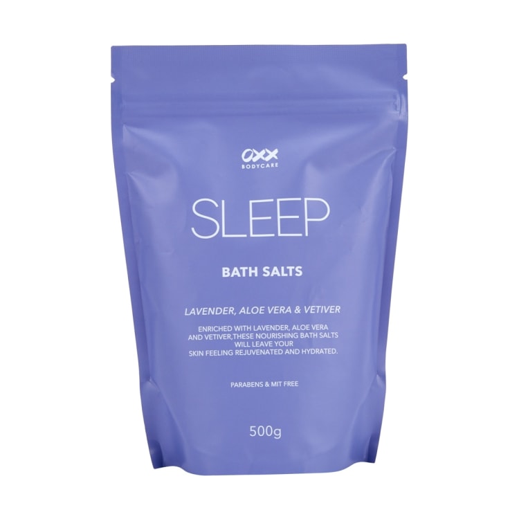 OXX Bodycare Sleep Bath Salts 500g - Aloe Vera, Lavender and Vetiver ...