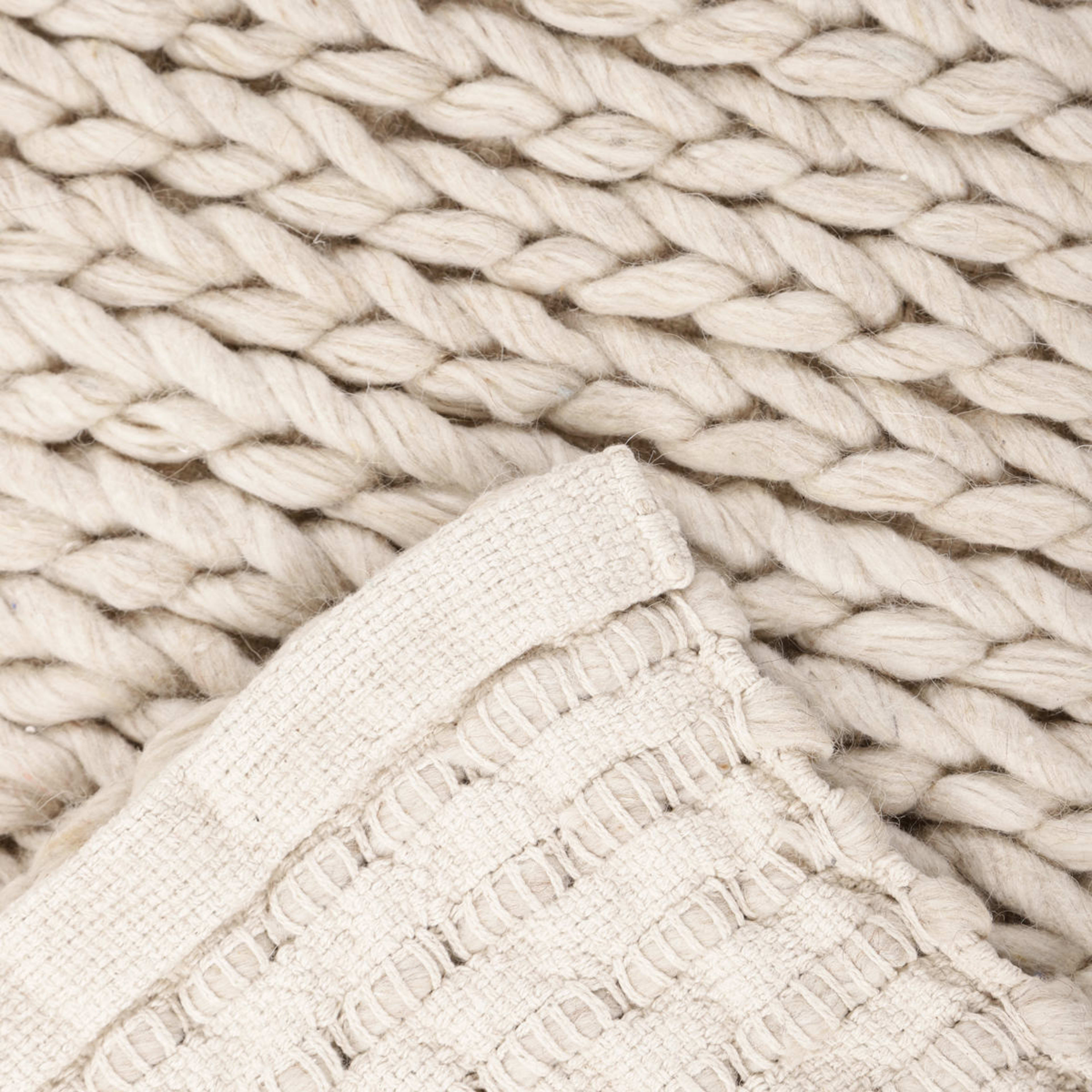 7 Charles Wool Blend Beige Rug - Extra Large, 7 of 10