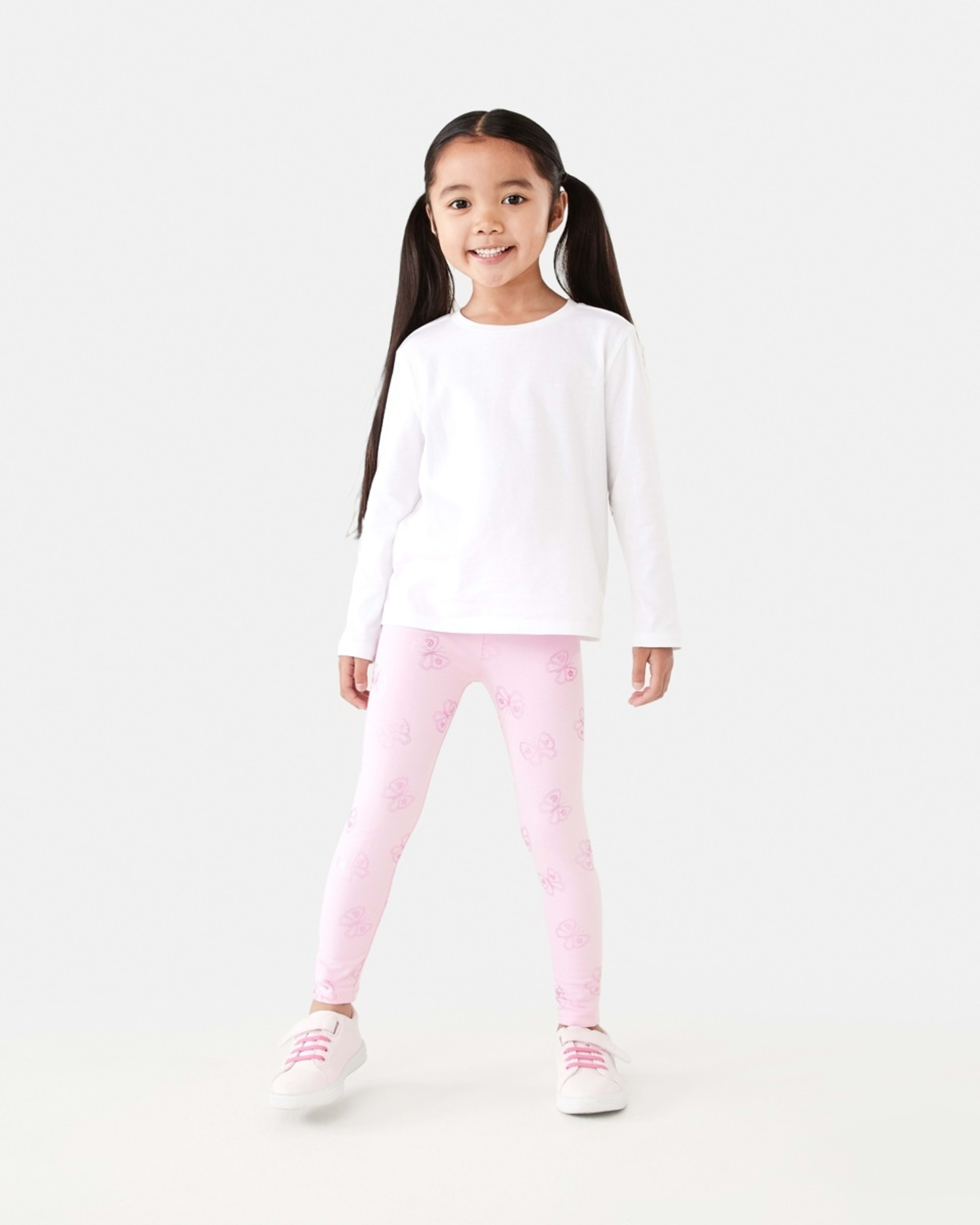 5 Foil Leggings Blossom Butterfly Pearl Pink, 5 of 8