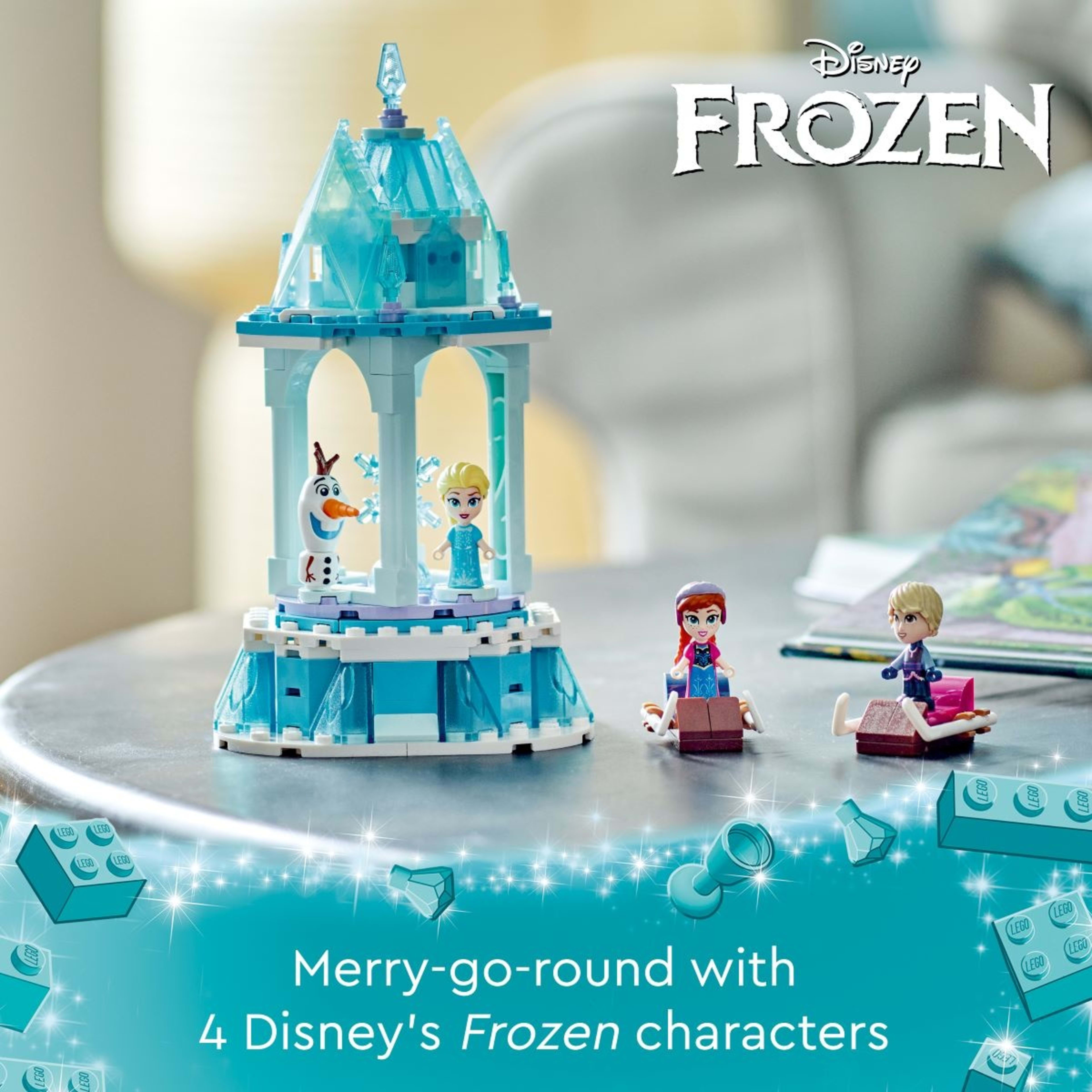 LEGO Disney Frozen Anna and Elsa's Magical Carousel 43218 Kmart NZ