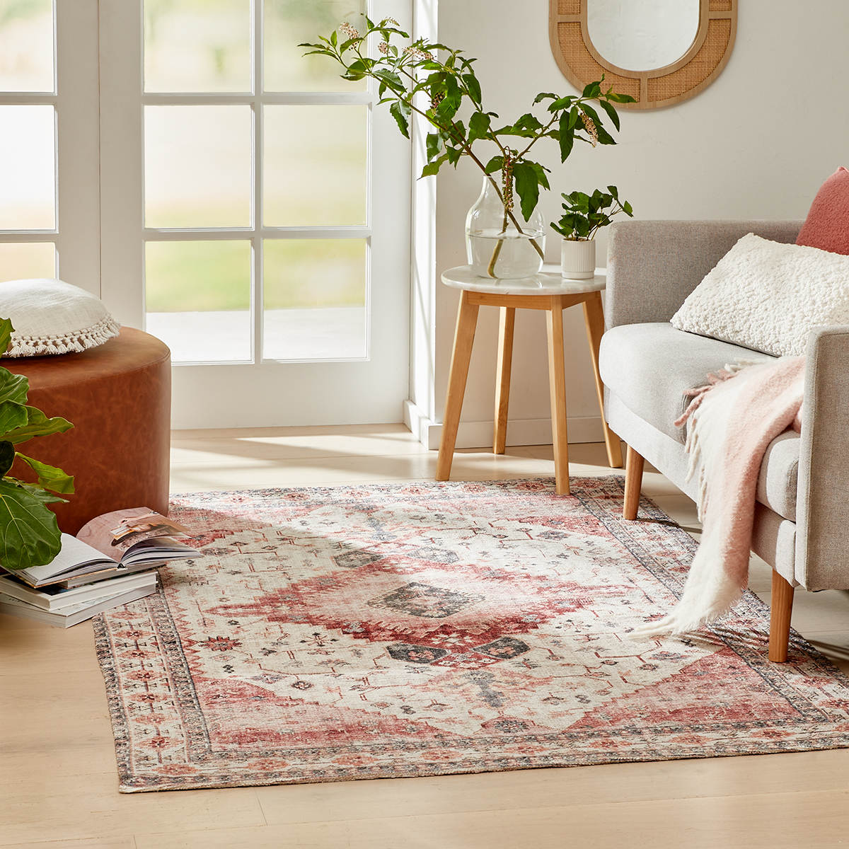 Collete Rug Medium, 180cm x 133cm Kmart