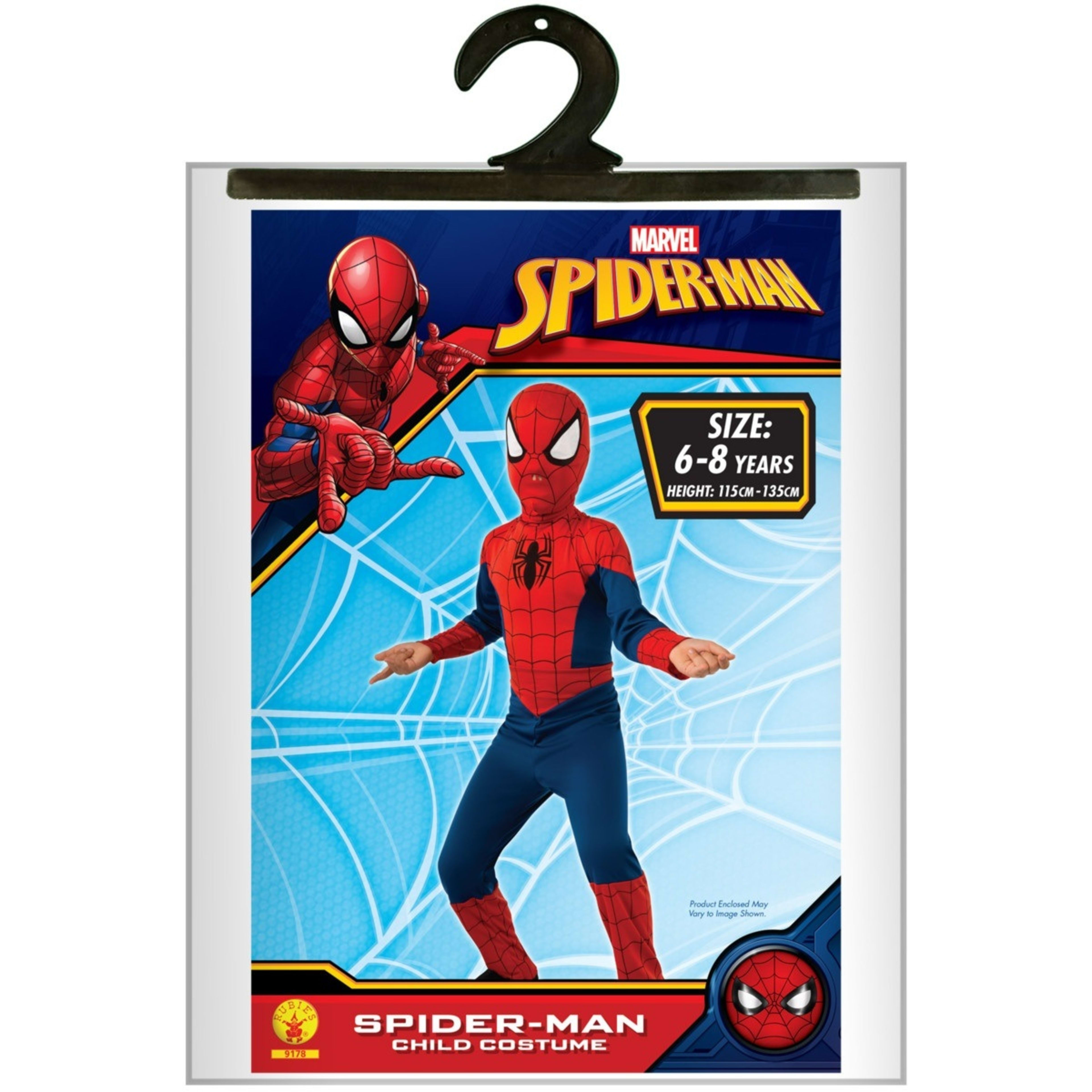 5 Marvel Spider-Man Kids Costume - Assorted, Ages 6-8, 5 of 6