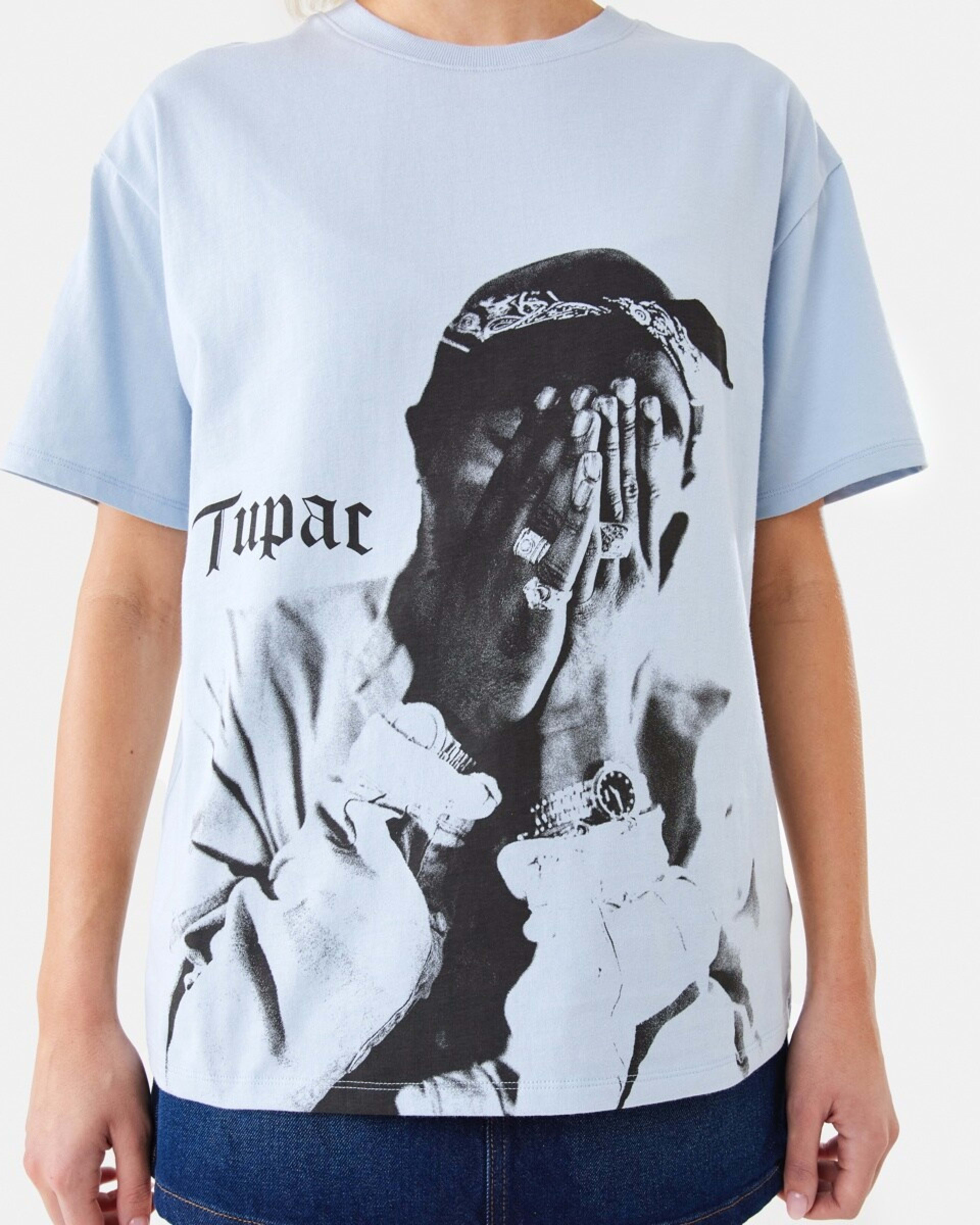 6 Tupac License Short Sleeve T-shirt TUPAC GRAY DAWN, 6 of 6