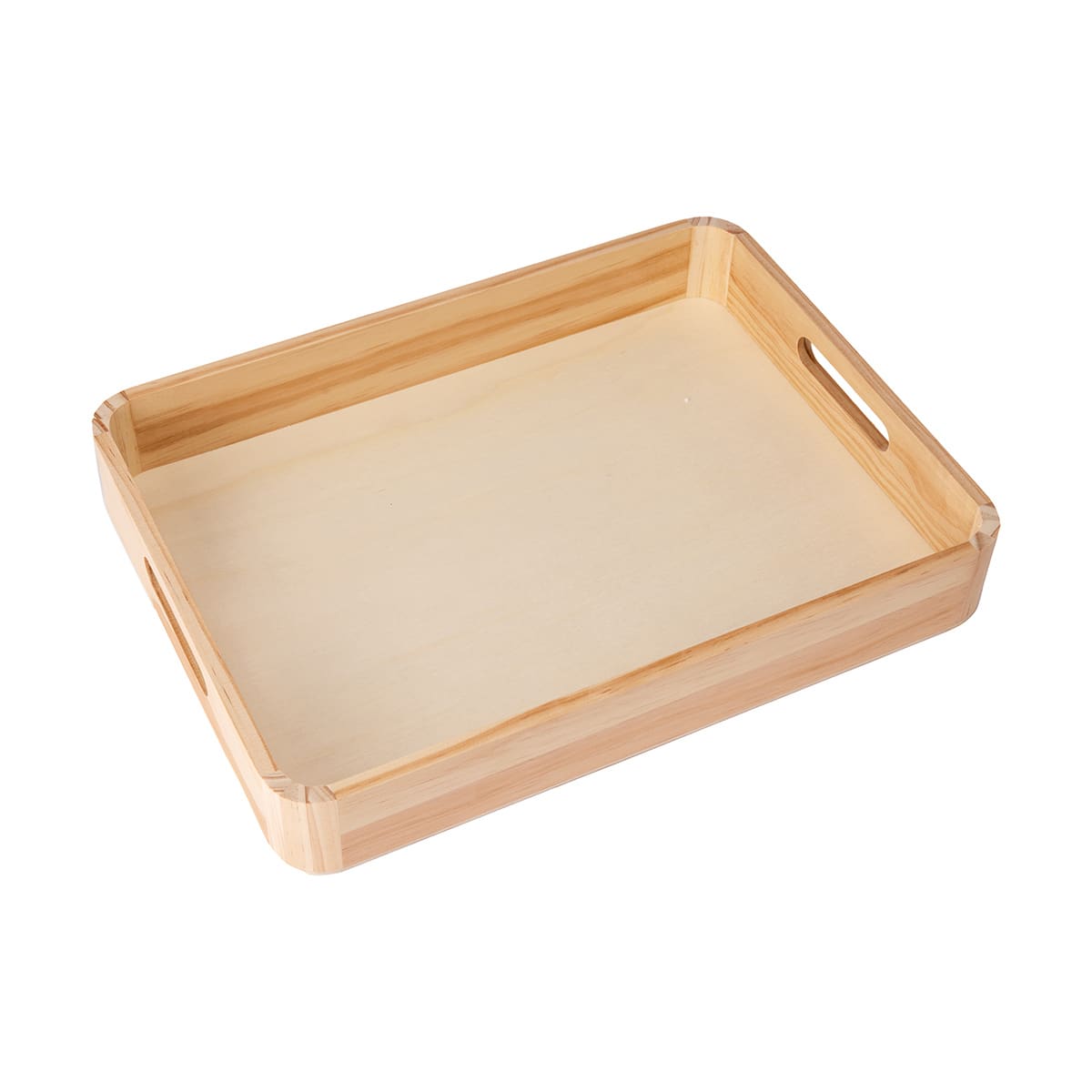 Craft Wooden Curved Tray Kmart