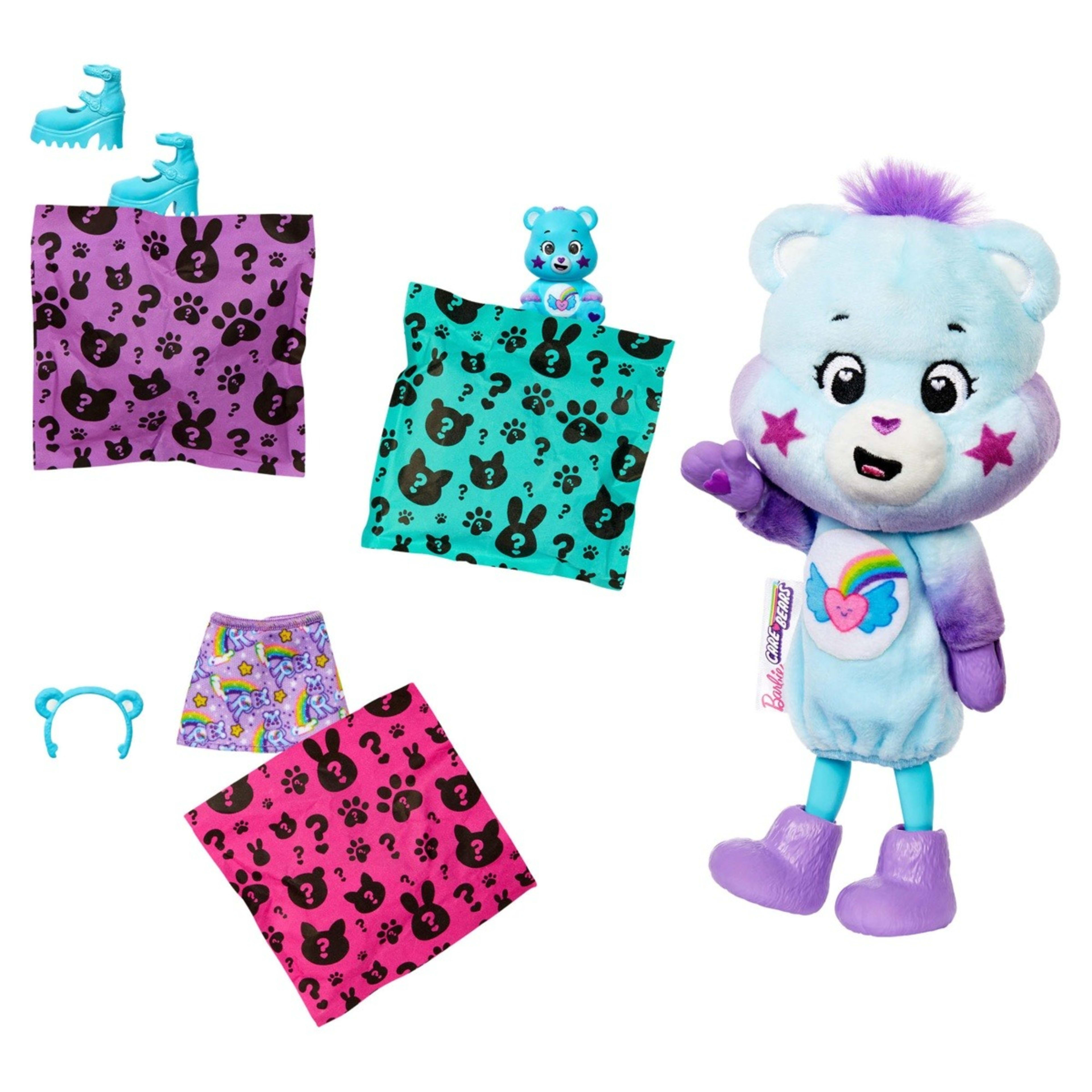 5 Barbie Cutie Reveal Care Bears Chelsea Small Dolls & Accessories - Assorted, 5 of 7