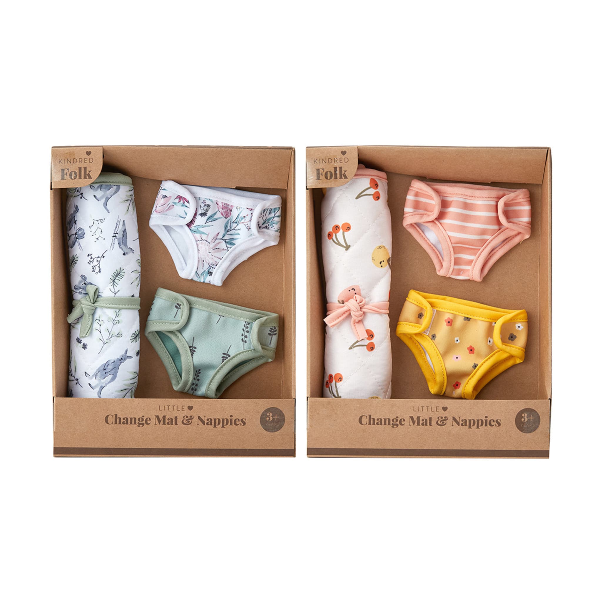 Kindred Folk Little Change Mat and Nappies Assorted Kmart