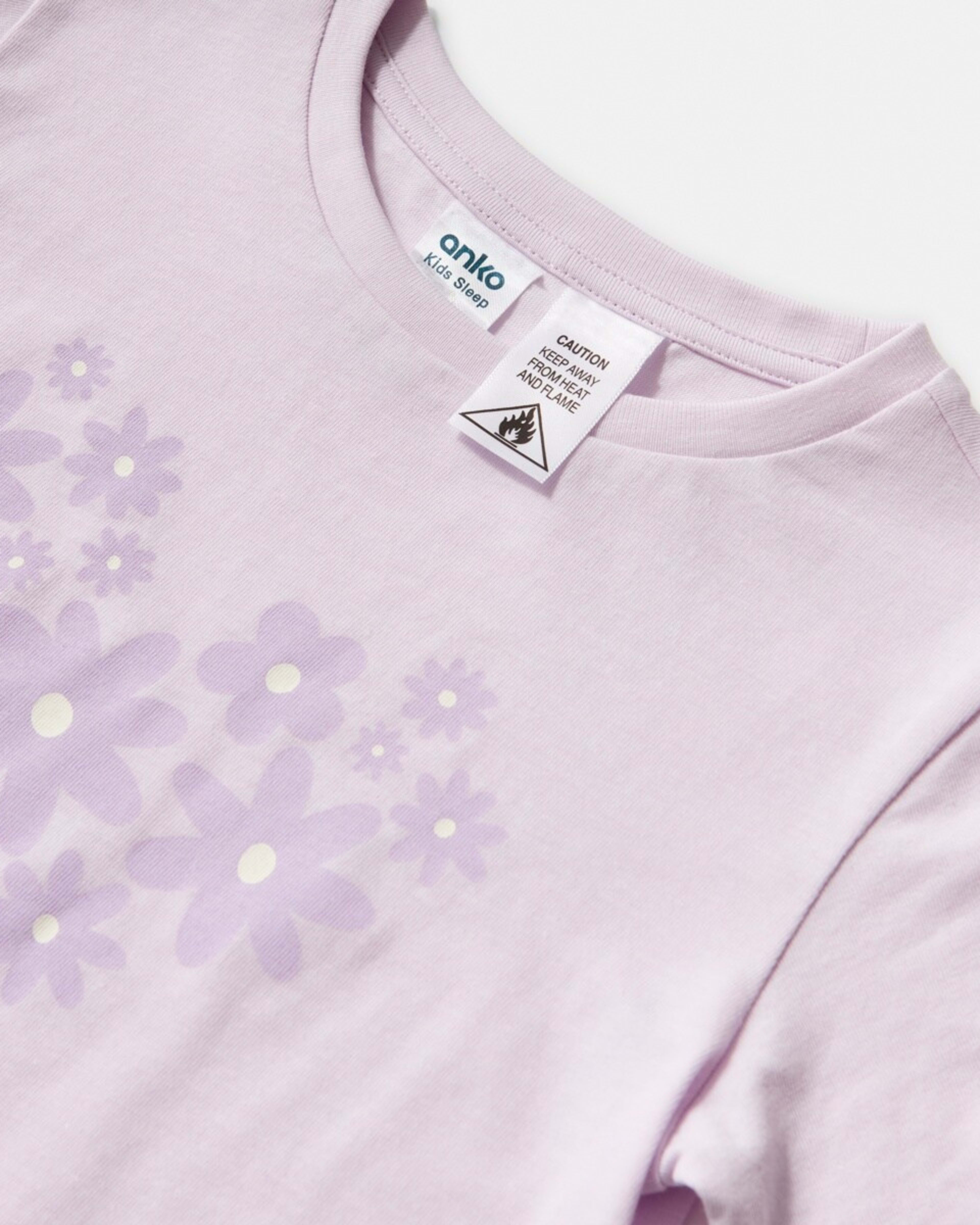 5 Short Sleeve Knit Pyjama Set FLORAL HEART, 5 of 6