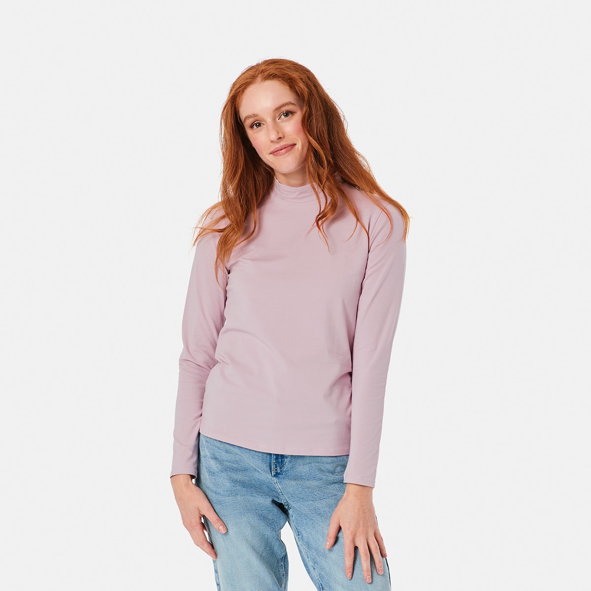 Long Sleeve Turtle Neck T-shirt - Kmart