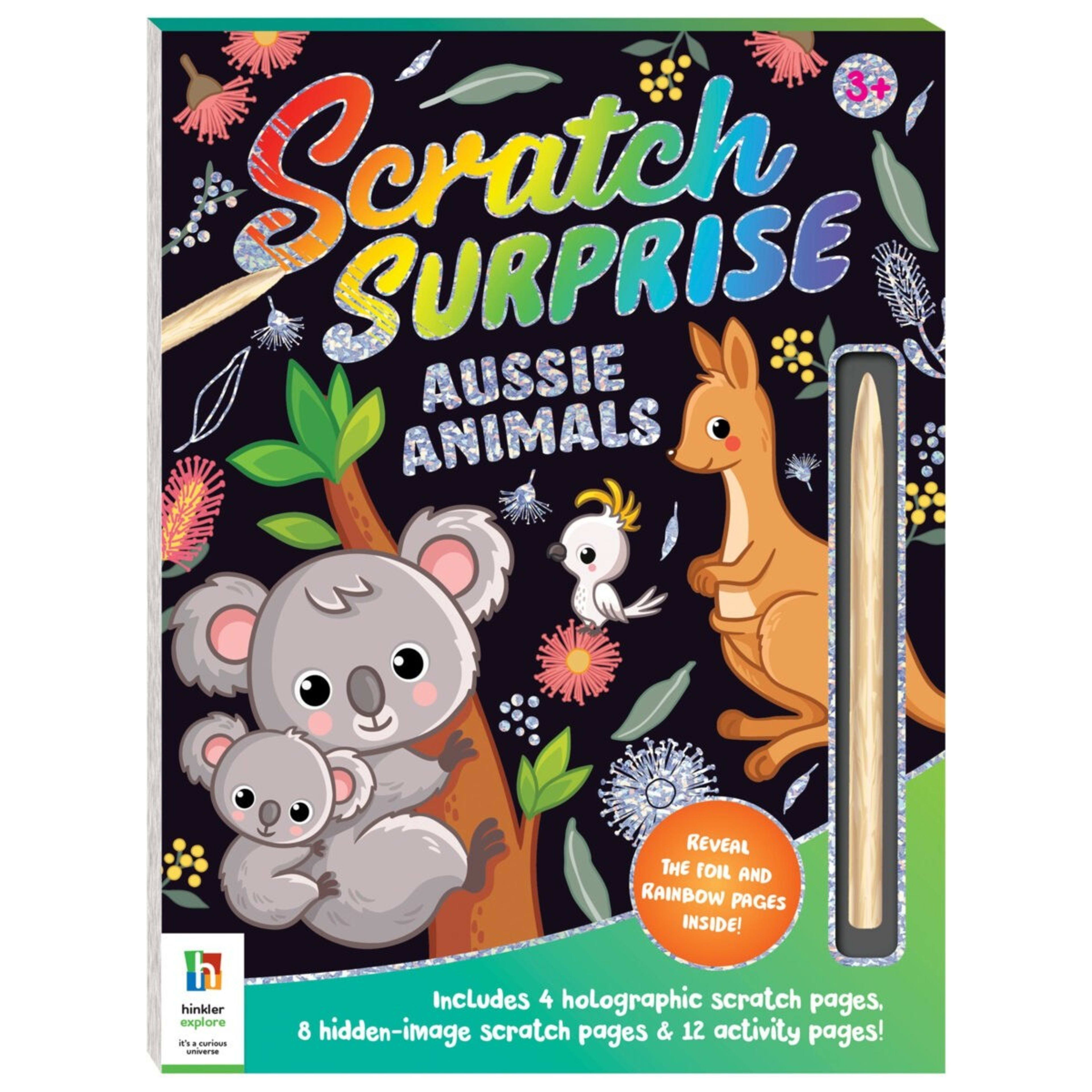 1 Scratch Surprise Aussie Animals - Book, 1 of 5