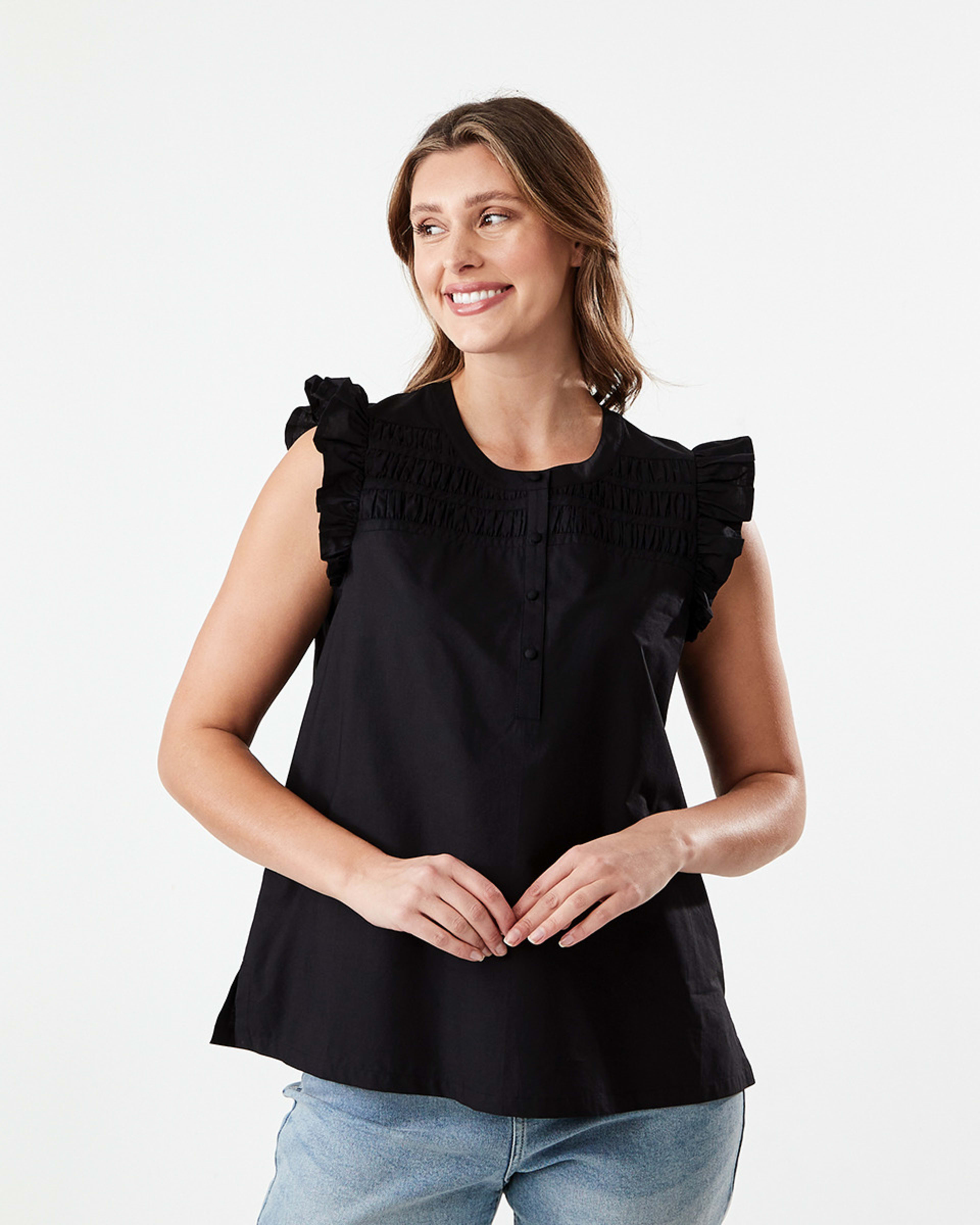 Sleeveless Frill Top Kmart
