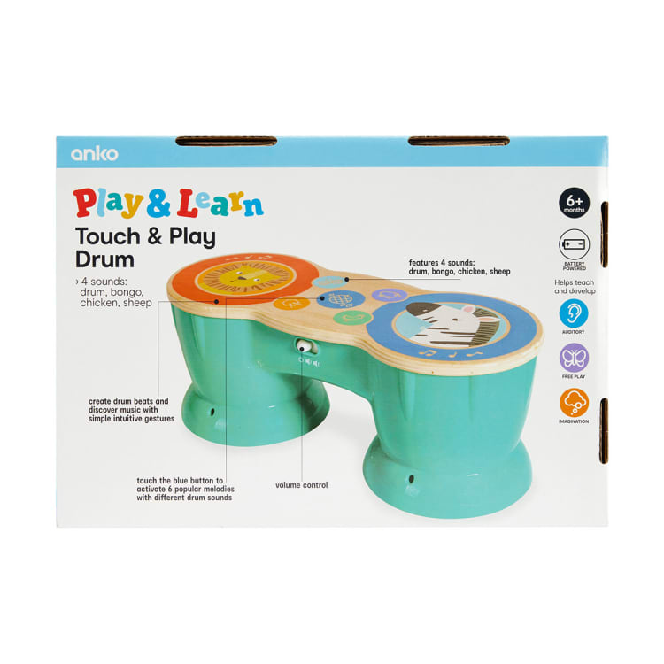 Play & Learn Touch and Play Drum Kmart
