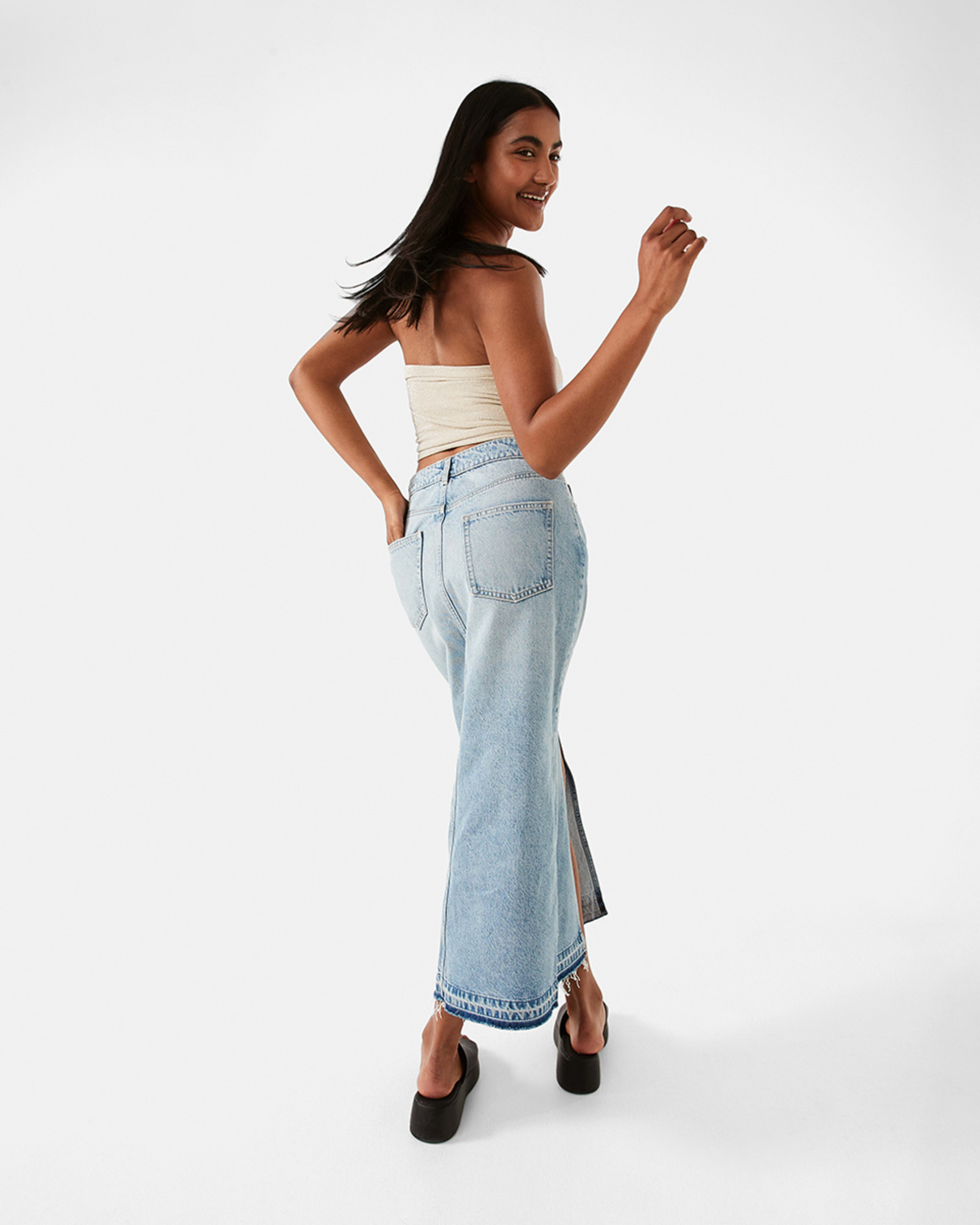 Denim Maxi Skirt - Kmart