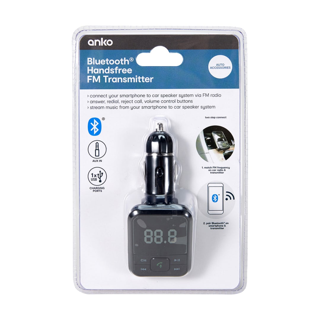 Bluetooth FM Car Transmitter Kmart