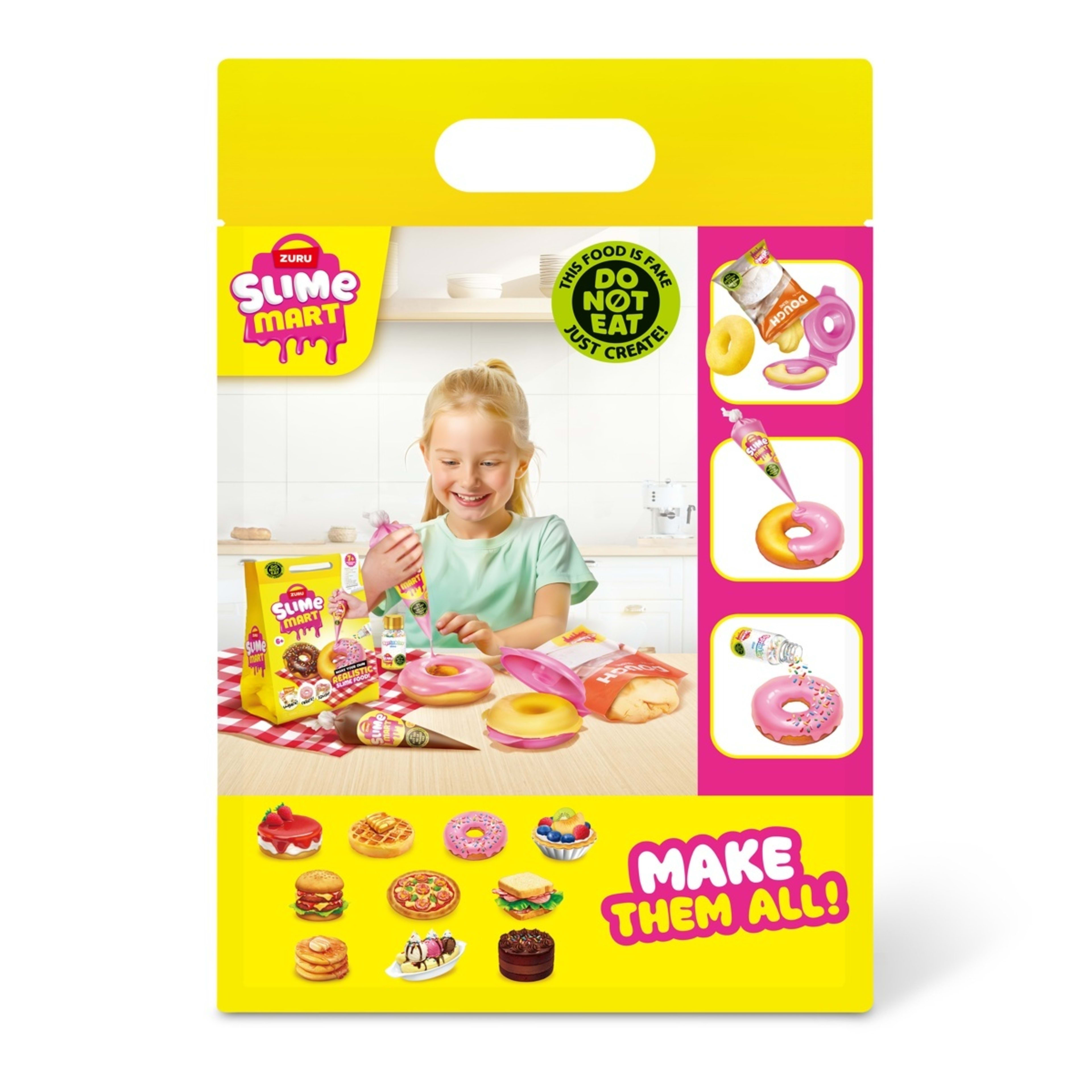 8 10 Piece Zuru Slime Mart Make Your Own Realistic Slime Food Playset - Donut, 8 of 8
