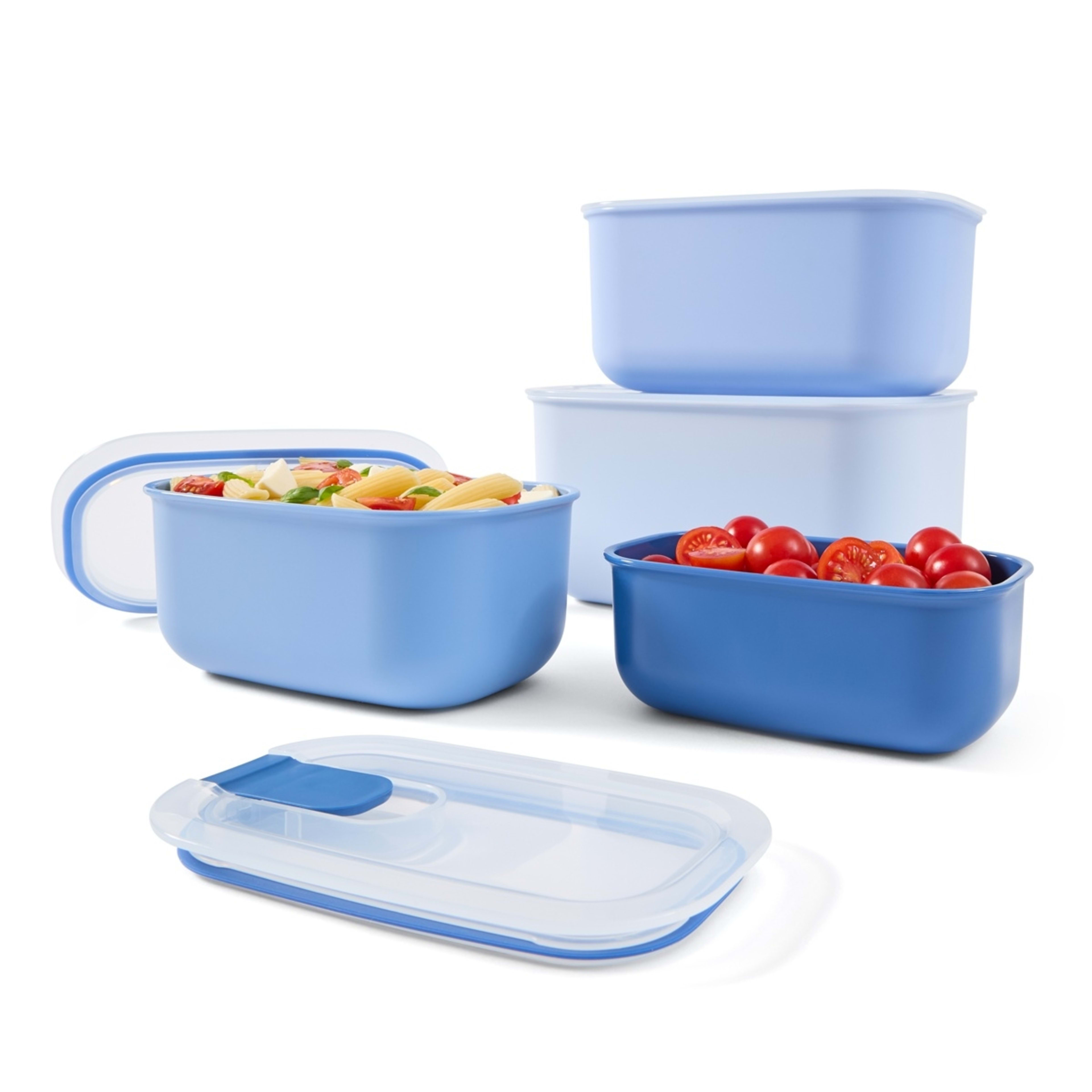 1 4 Piece Rectangle Food Containers