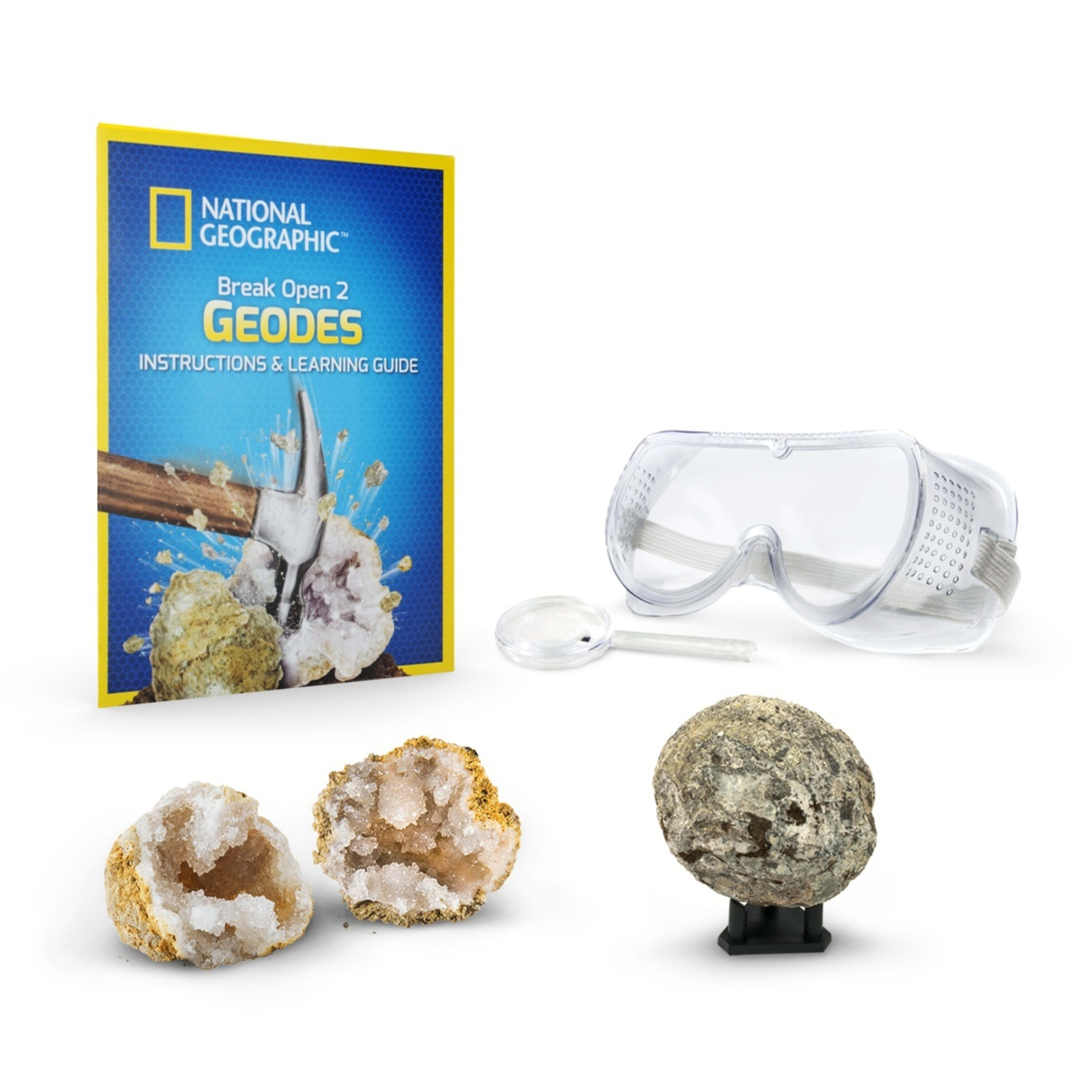 3 National Geographic Break Open 2 Geodes Kit, 3 of 3