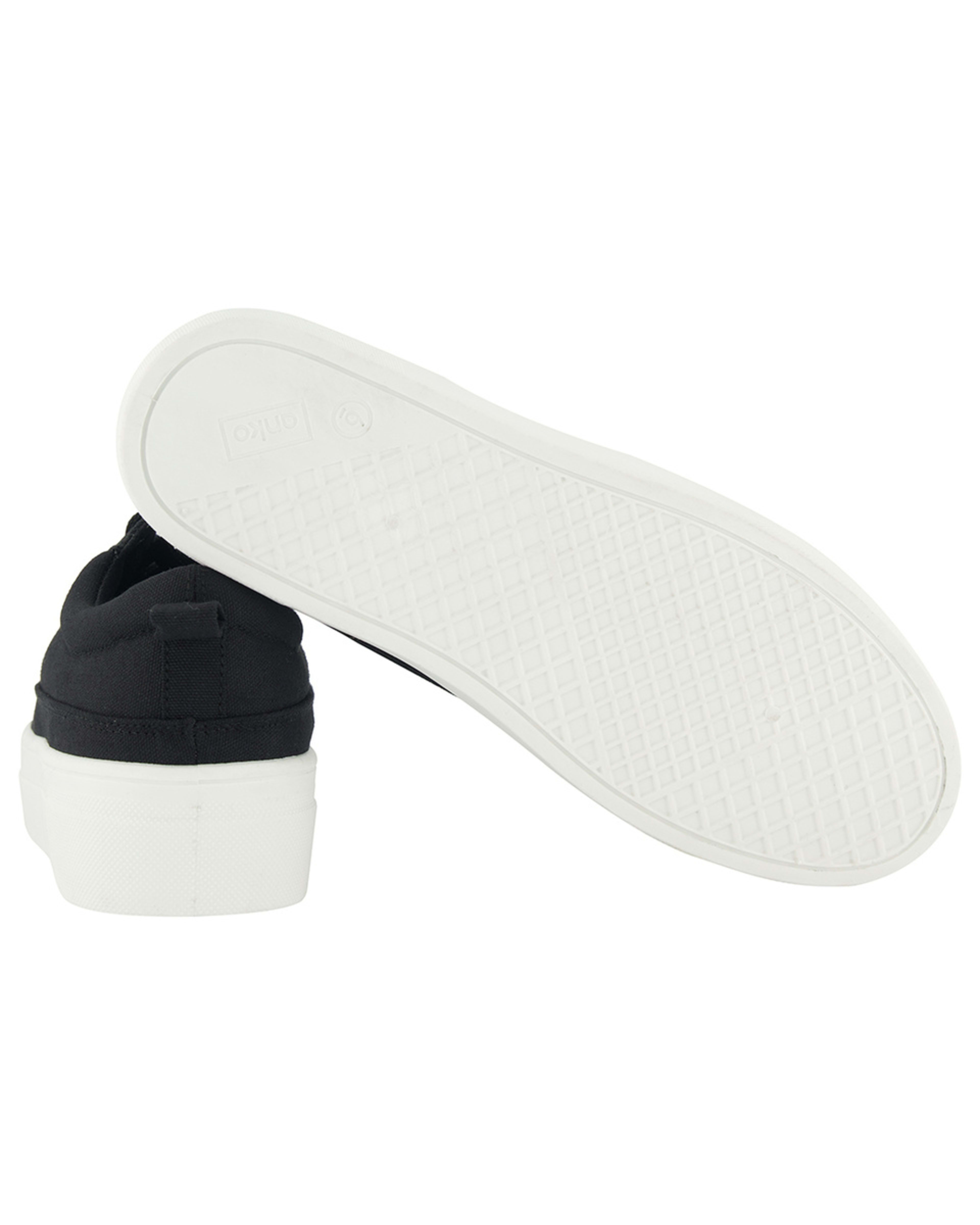 5 Canvas Flatform Sneakers Black, 5 of 5