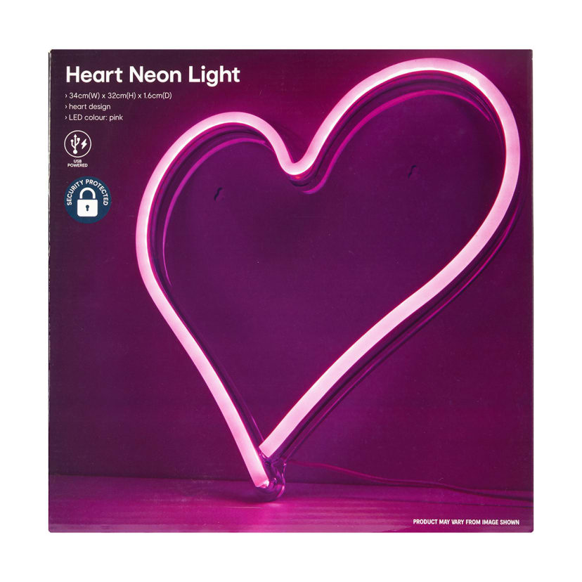 Heart Neon Light Kmart
