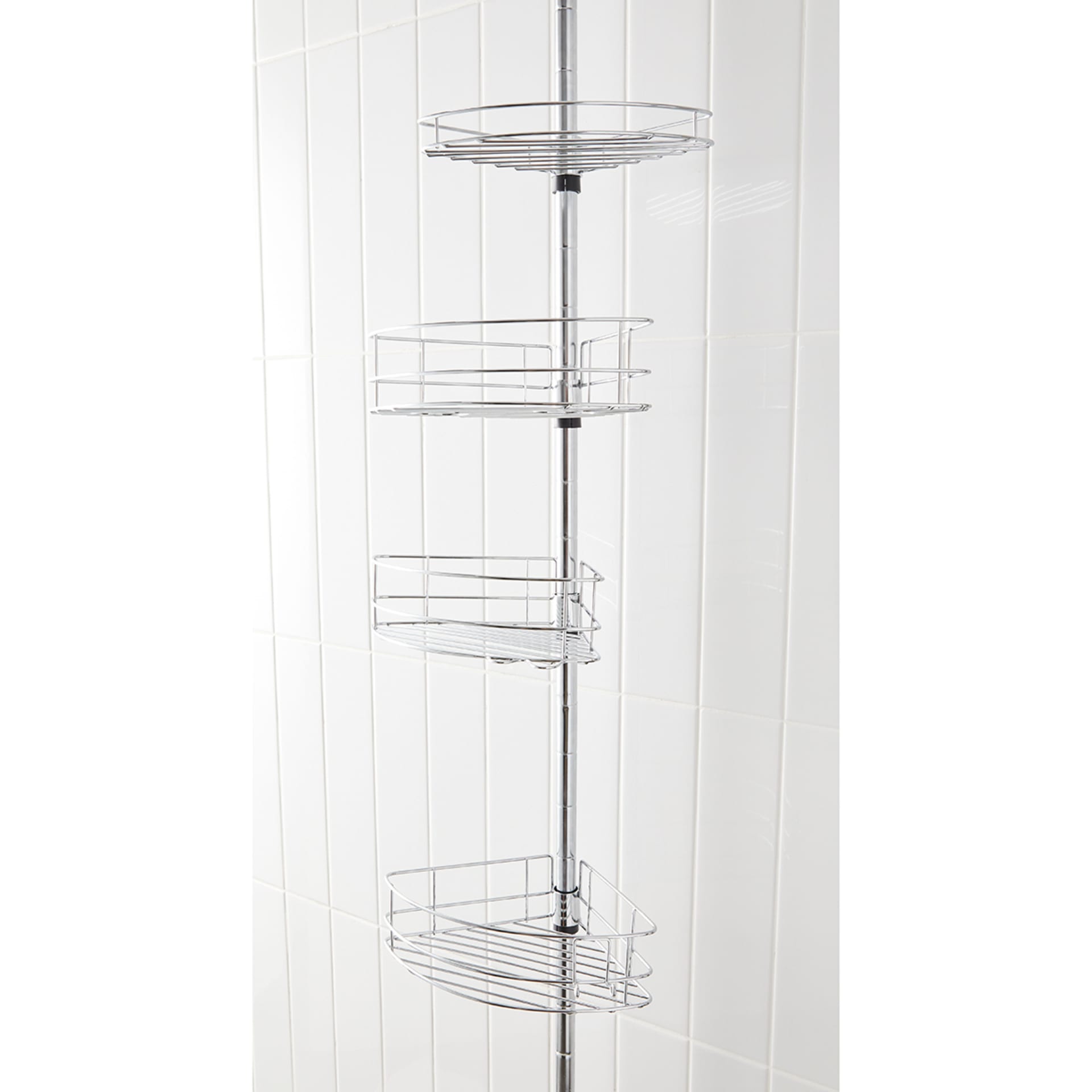 Telescopic Shower Caddy Silver Look Kmart