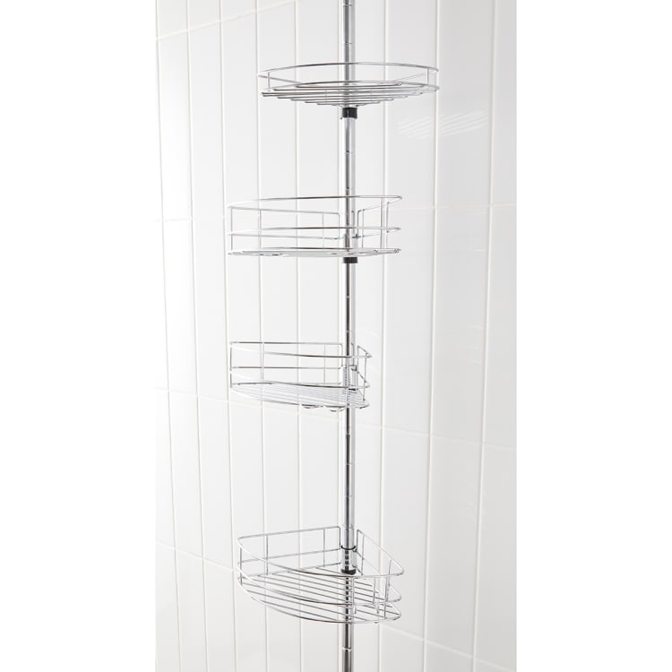 Telescopic Shower Caddy Silver Look Kmart