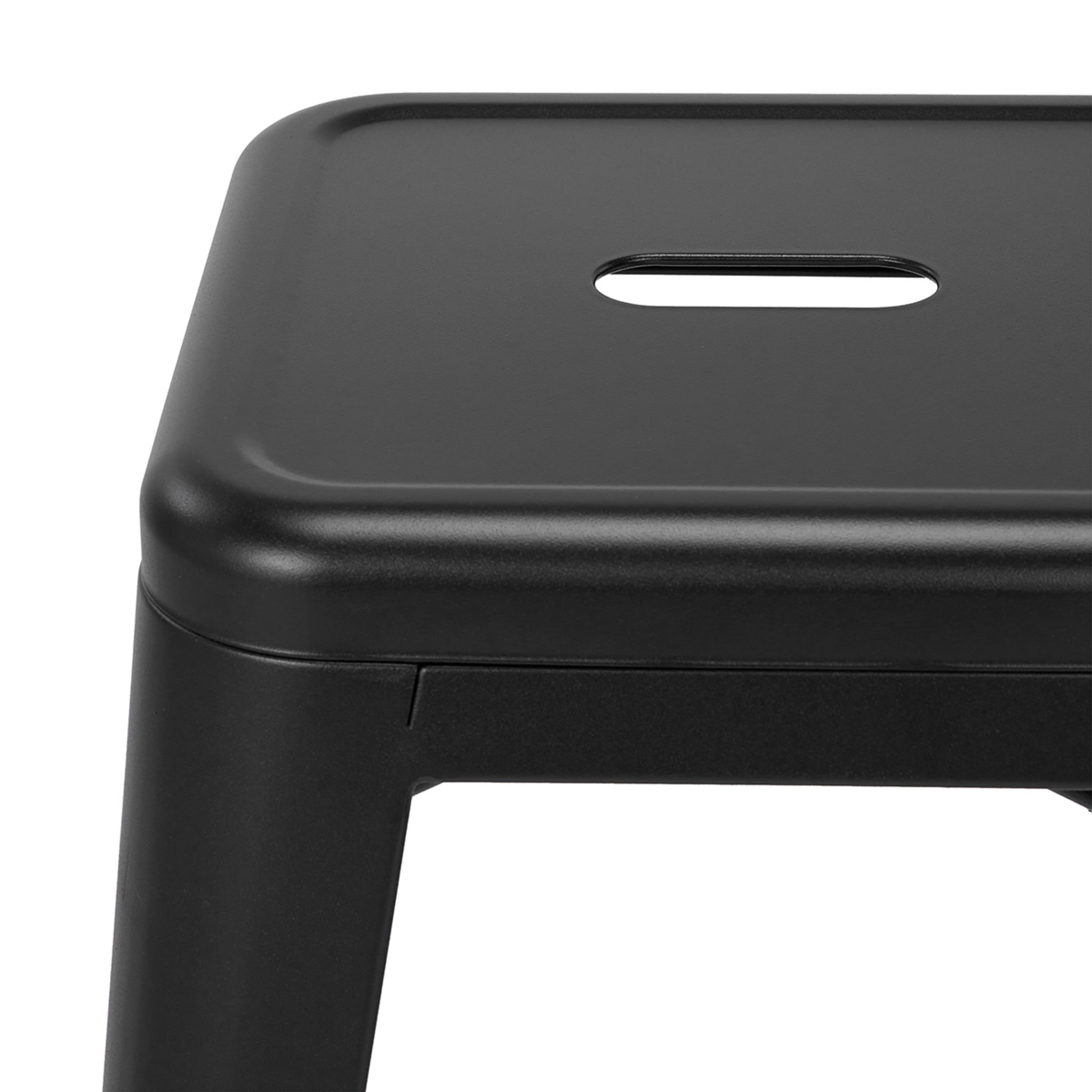 Metal Bar Stool Black Kmart