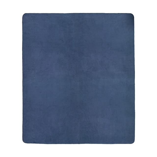 Polar Fleece Blanket Double/Queen Bed, Blue Kmart