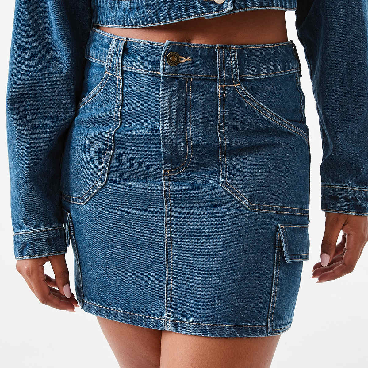 Kmart jean hot sale skirt