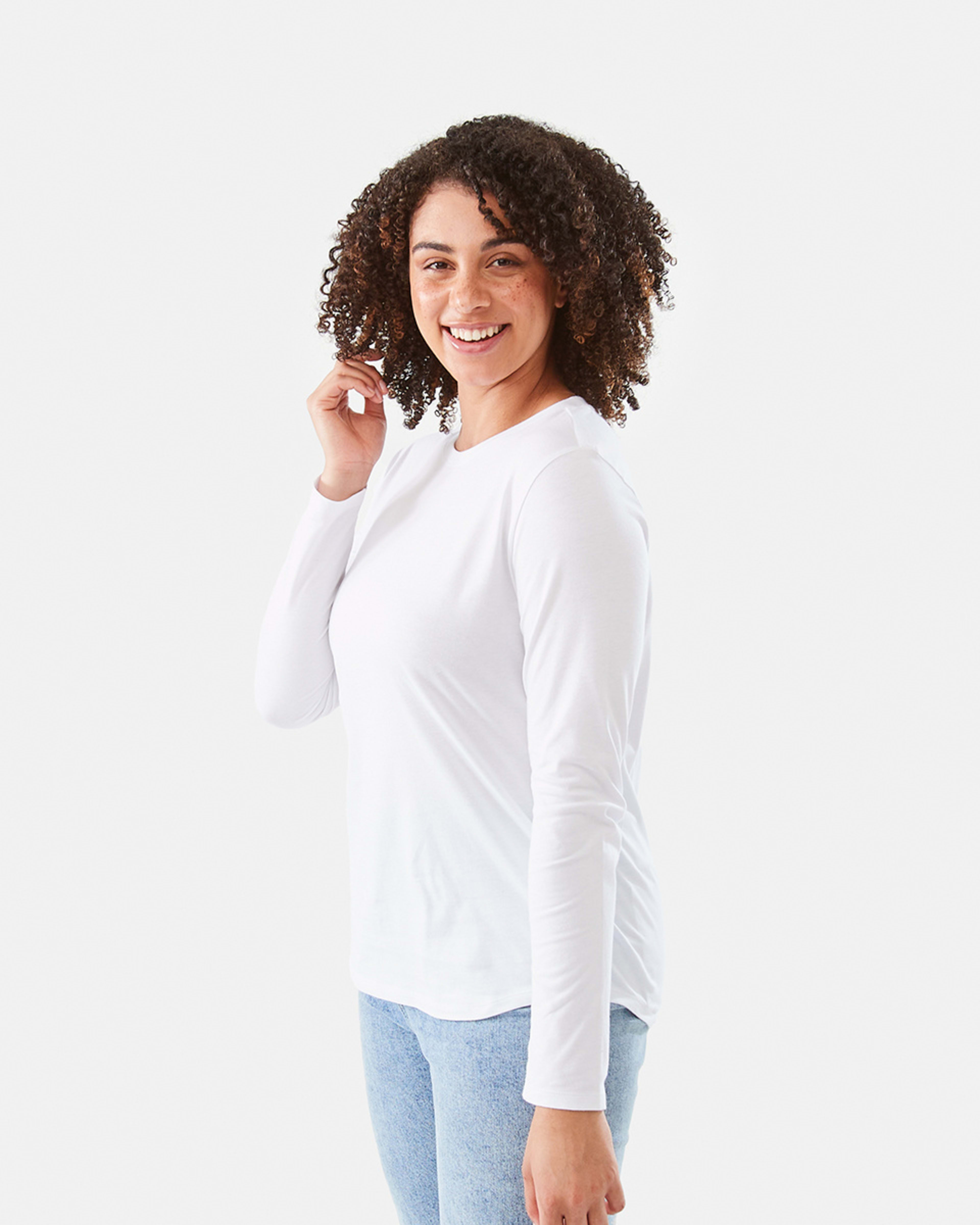 Long Sleeve Cotton T-shirt - Kmart NZ