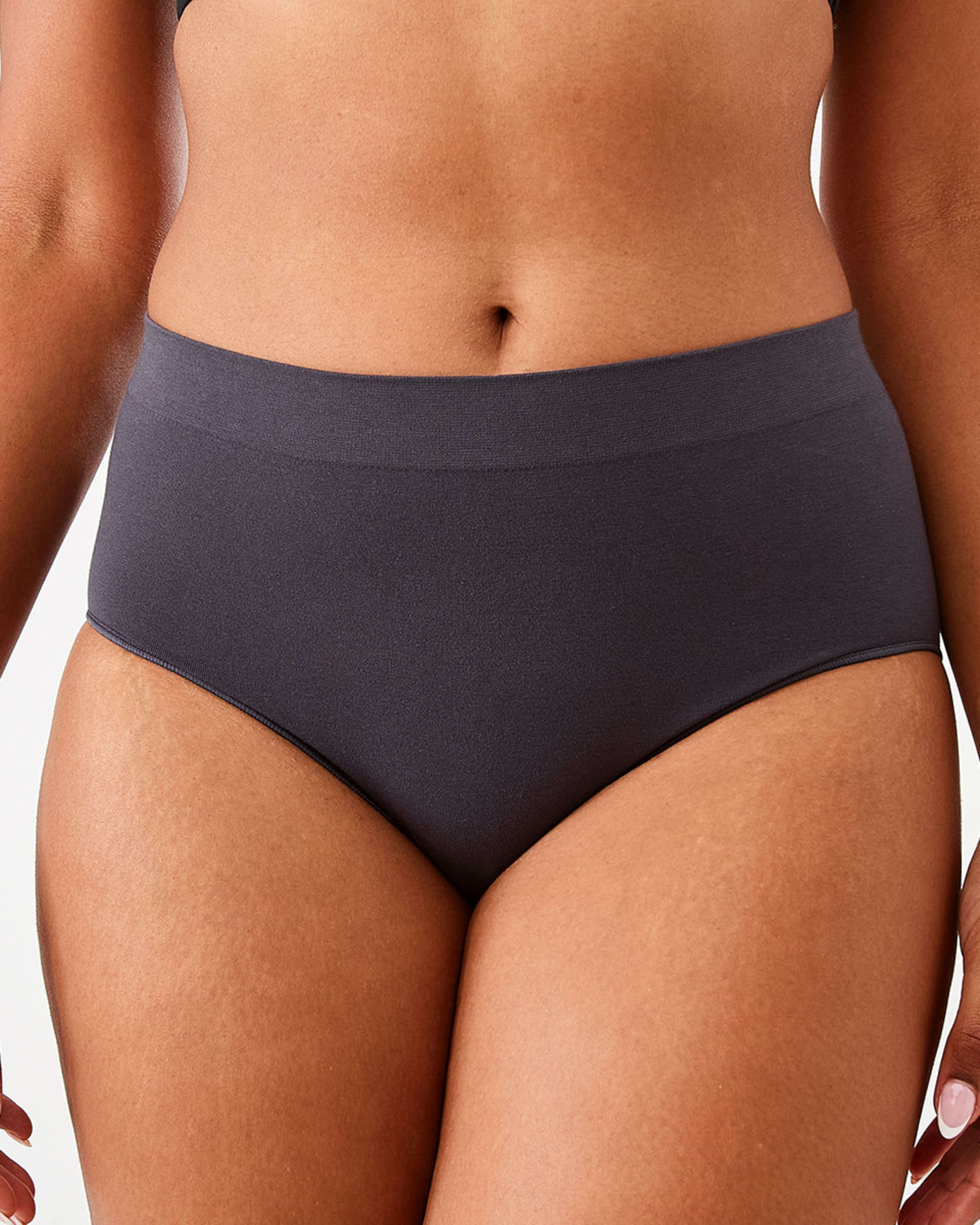 5 3 Pack Seamfree Cotton Full Briefs WASHED SLATE, SEAGRASS BLUE, BRIGHT TURQUOISE, 5 of 8