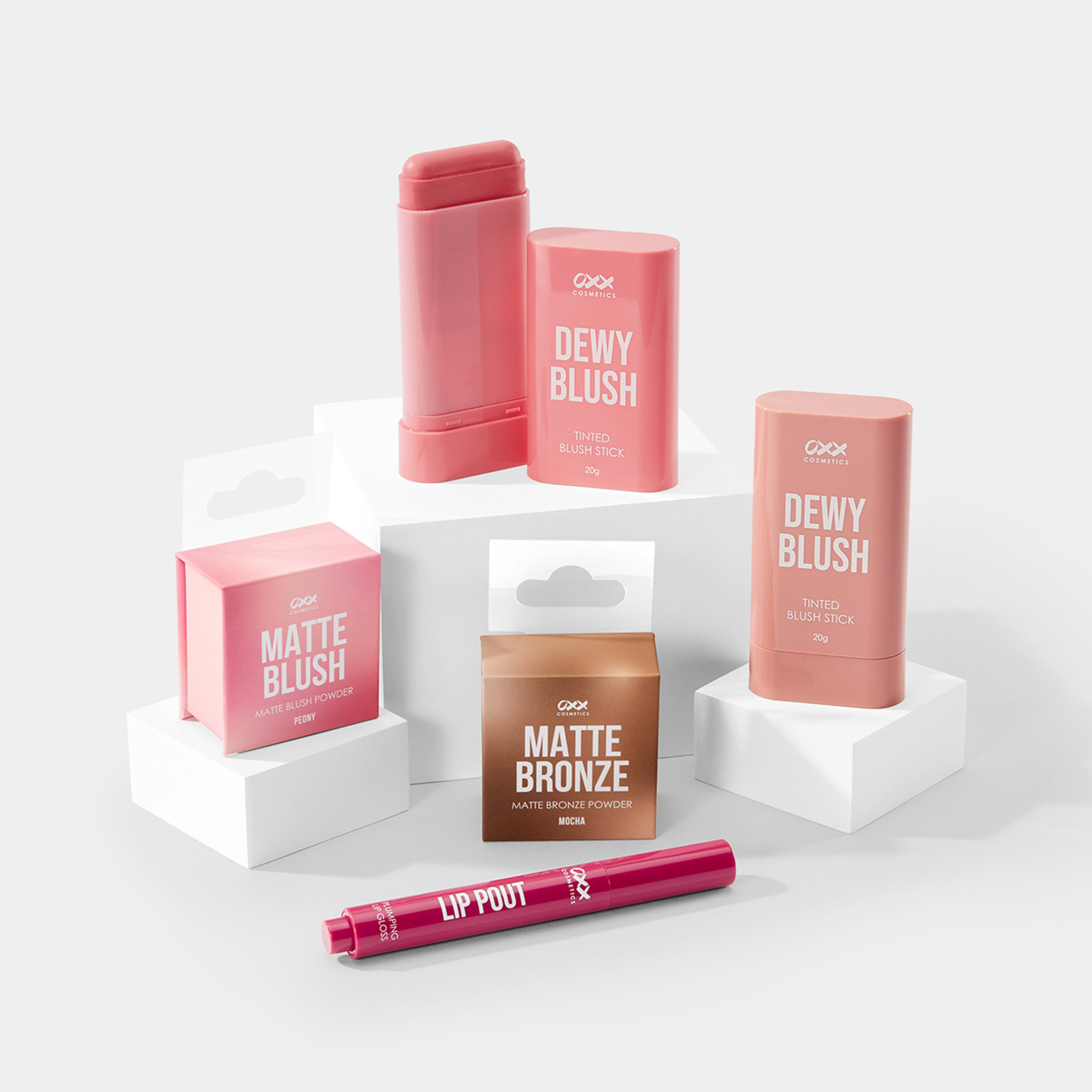 5 OXX Cosmetics Matte Blush Powder - Peony, 5 of 5
