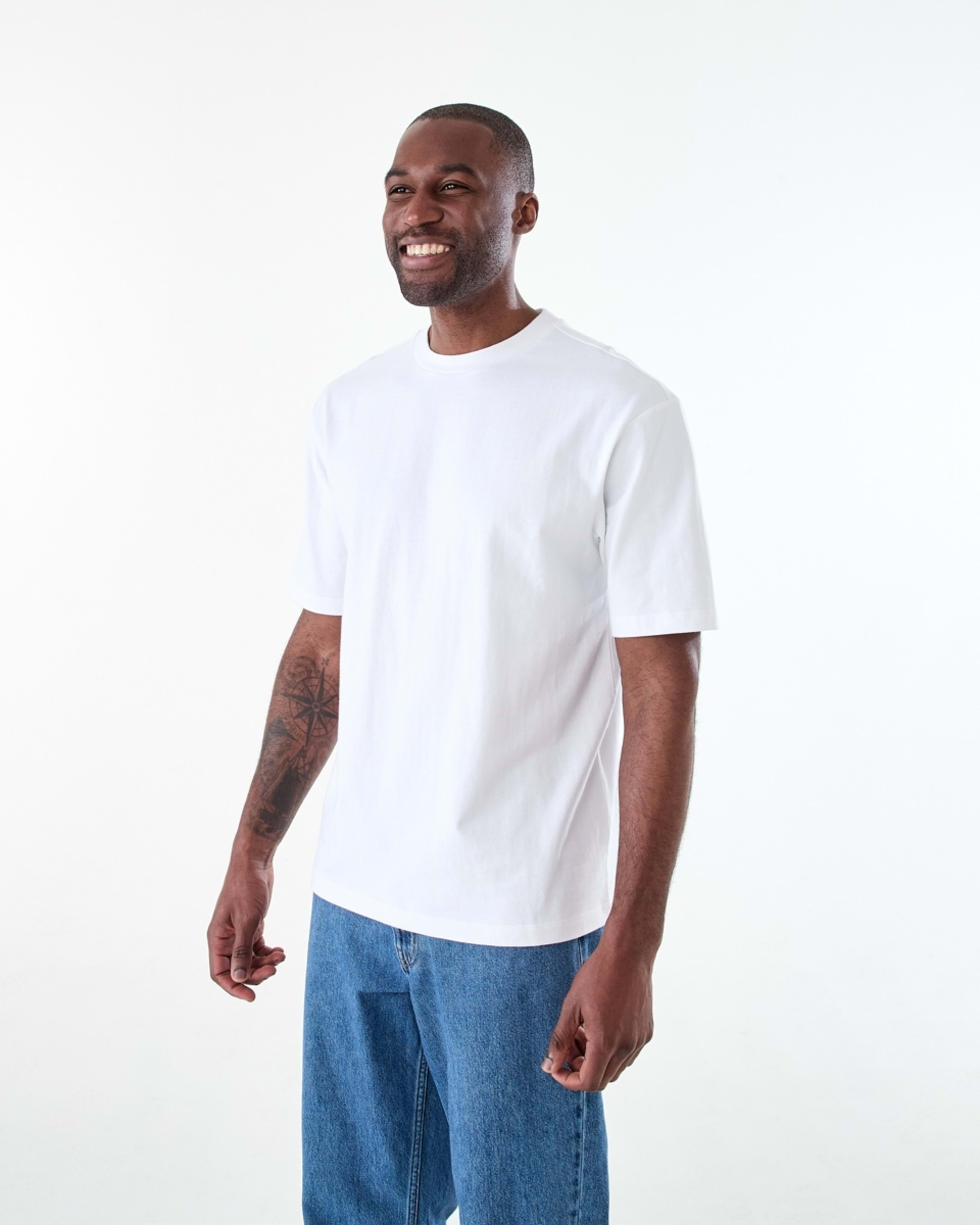 2 Oversized Heavyweight T-shirt WHITE, 2 of 6