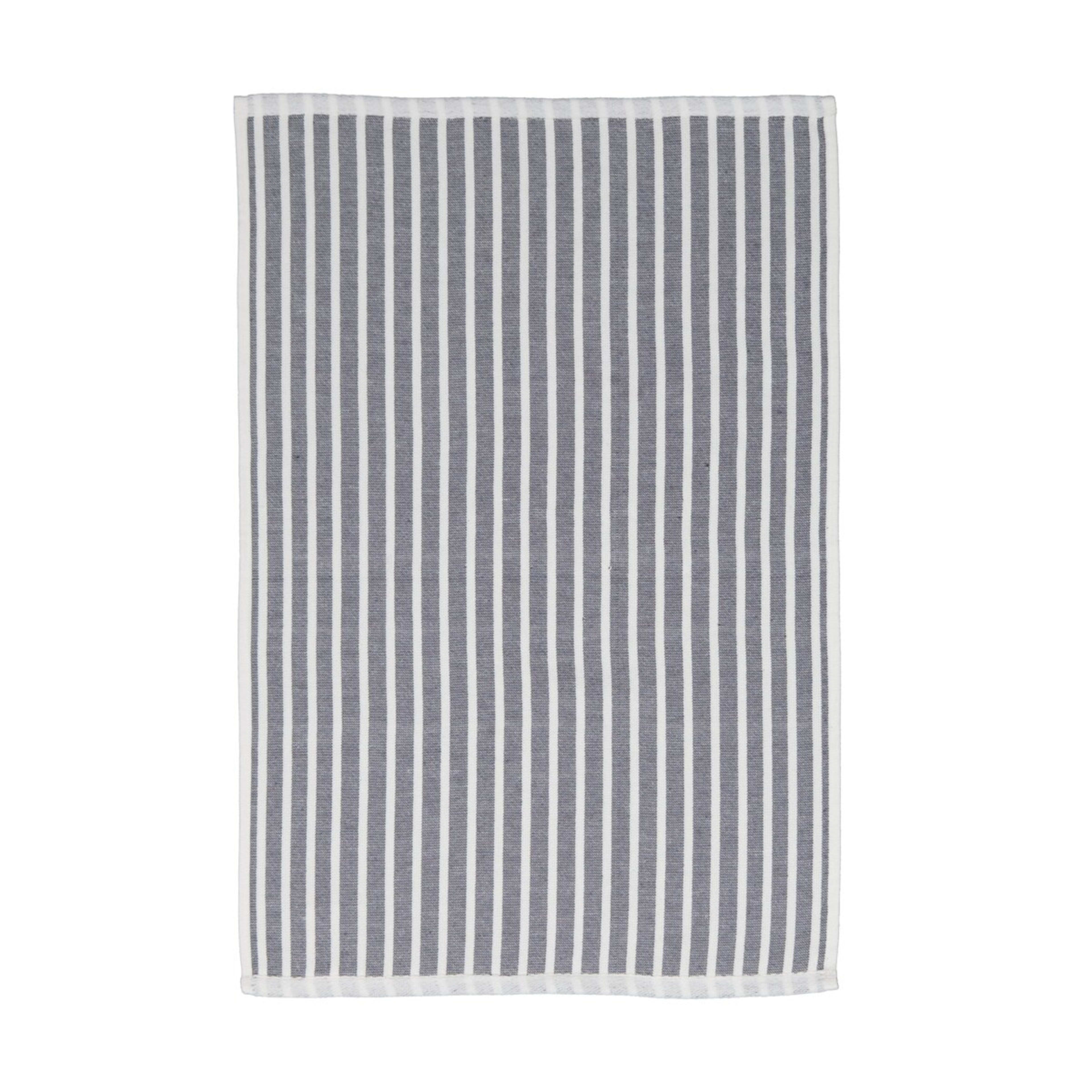 3 3 Pack Grey Stripe Tea Towels, 3 of 7