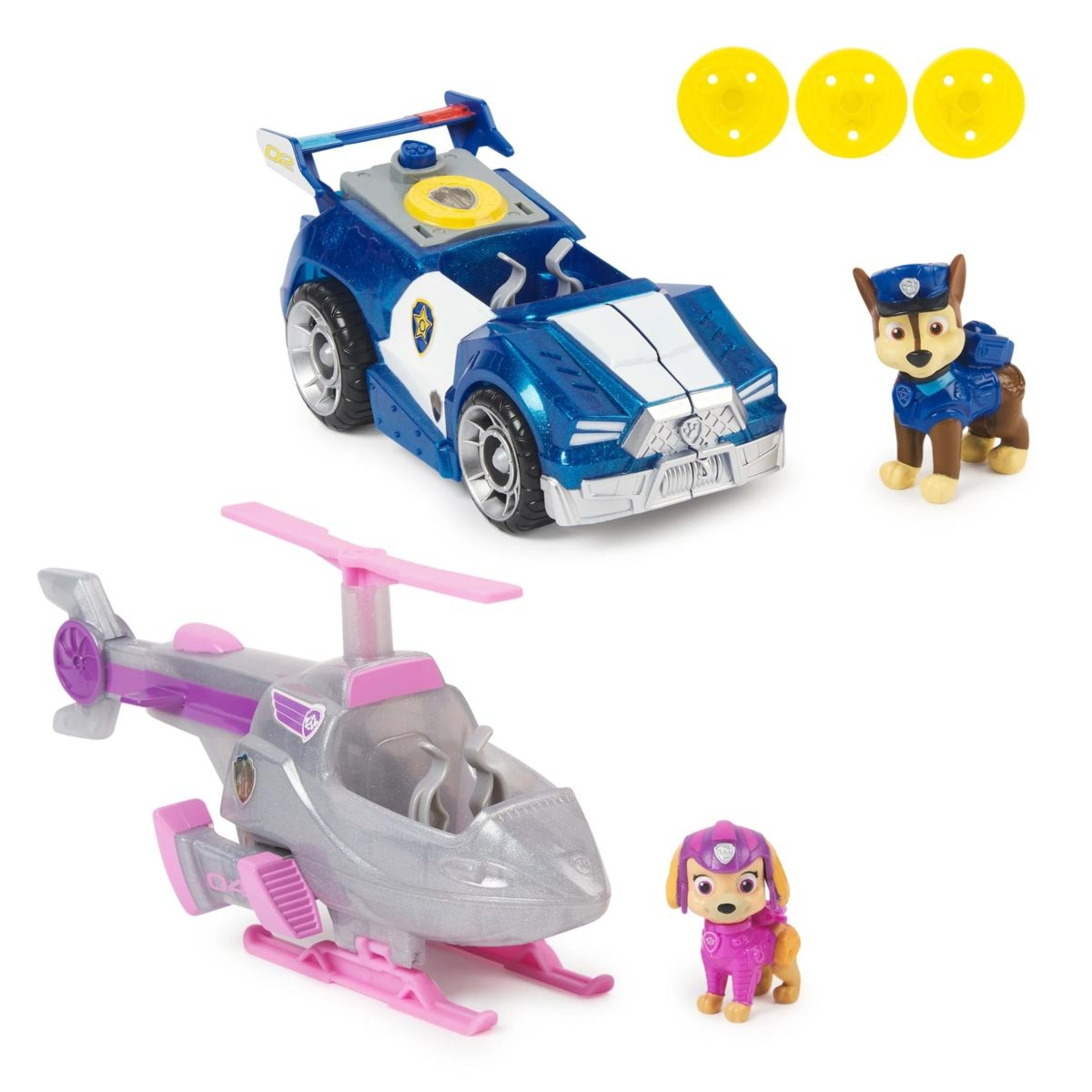 3 2 Pack PAW Patrol: The Mighty Movie Vehicle Set, 3 of 10