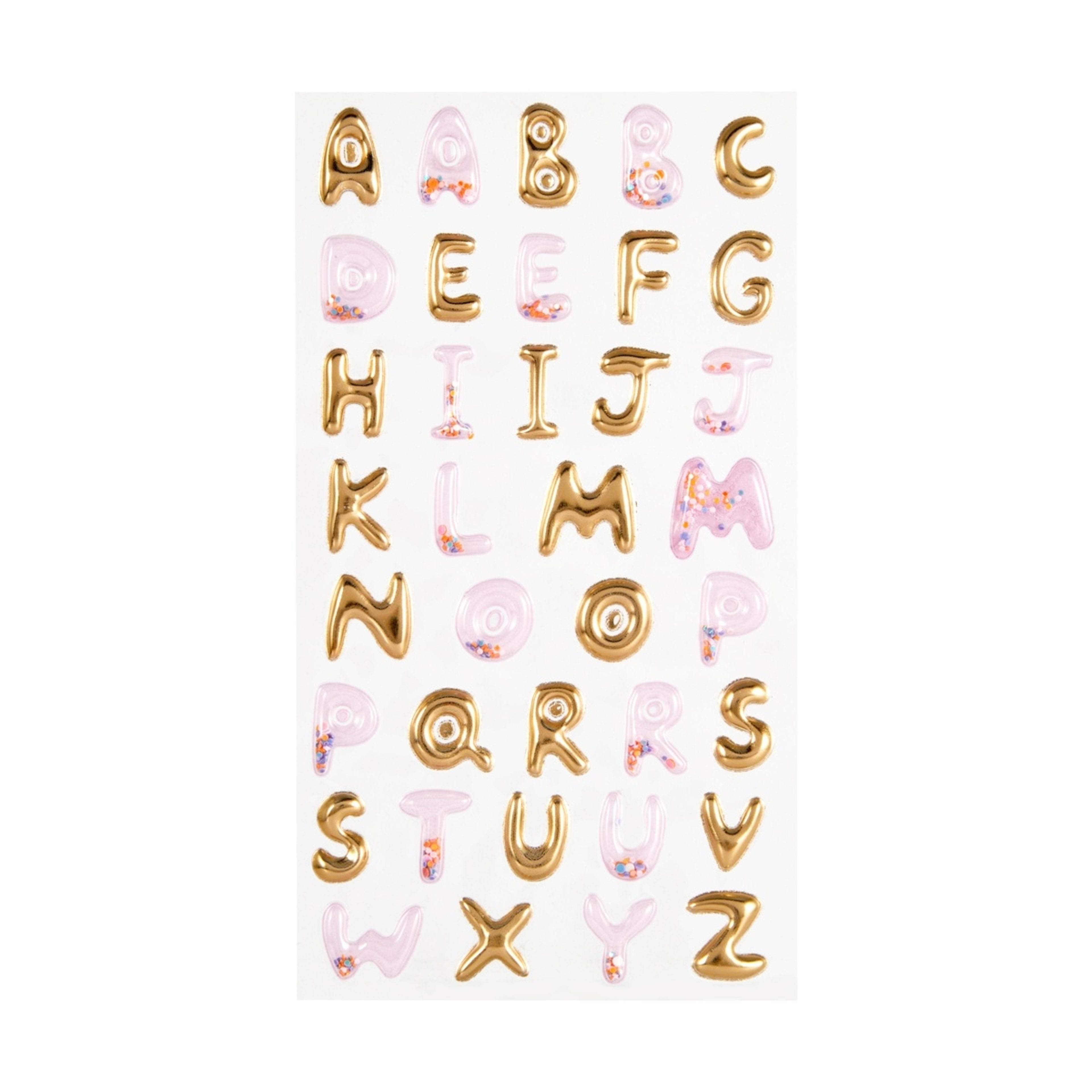 2 Shaker Stickers - Alphabet, 2 of 2