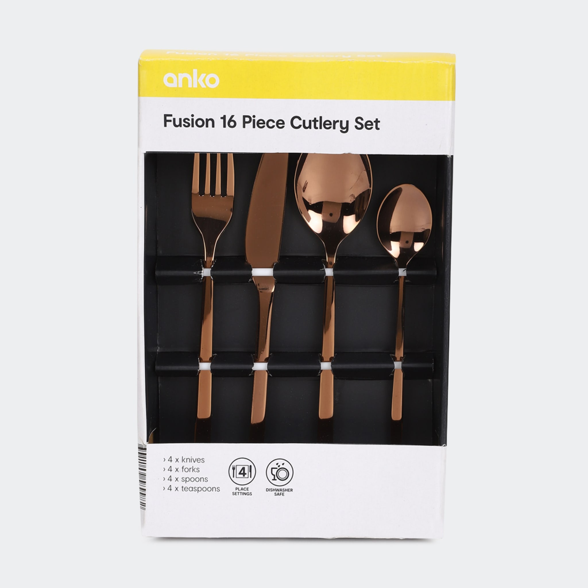 Fusion 16 Piece Cutlery Set Kmart