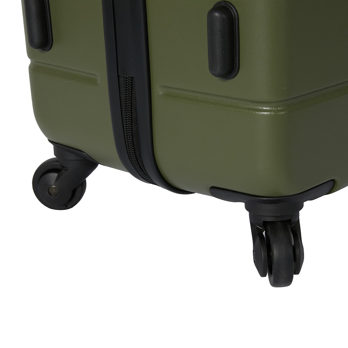70cm Albany Hard Case 4 Wheels Olive Kmart NZ