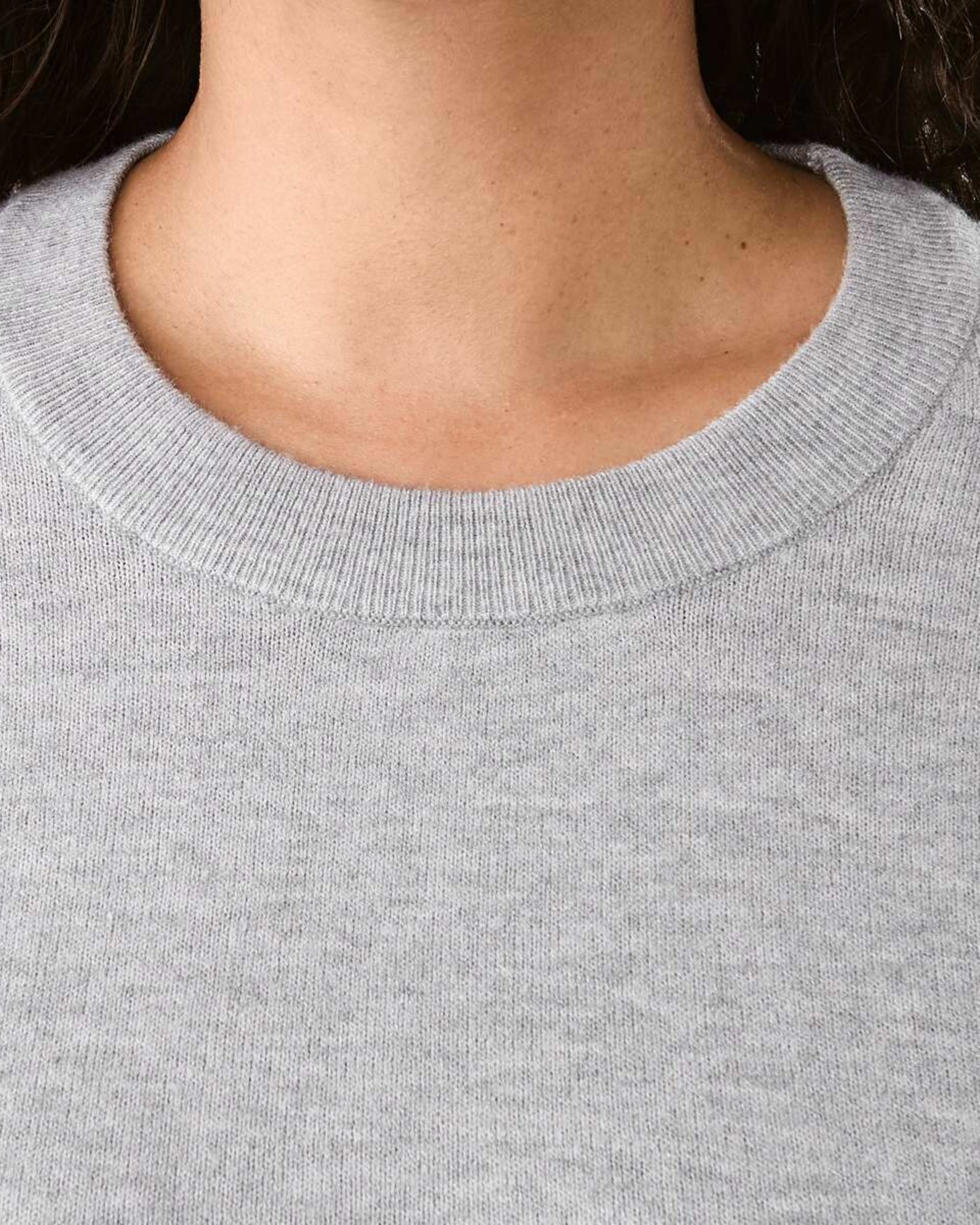 5 Crew Neck Lightweight Jumper Grey Marle, 5 of 7