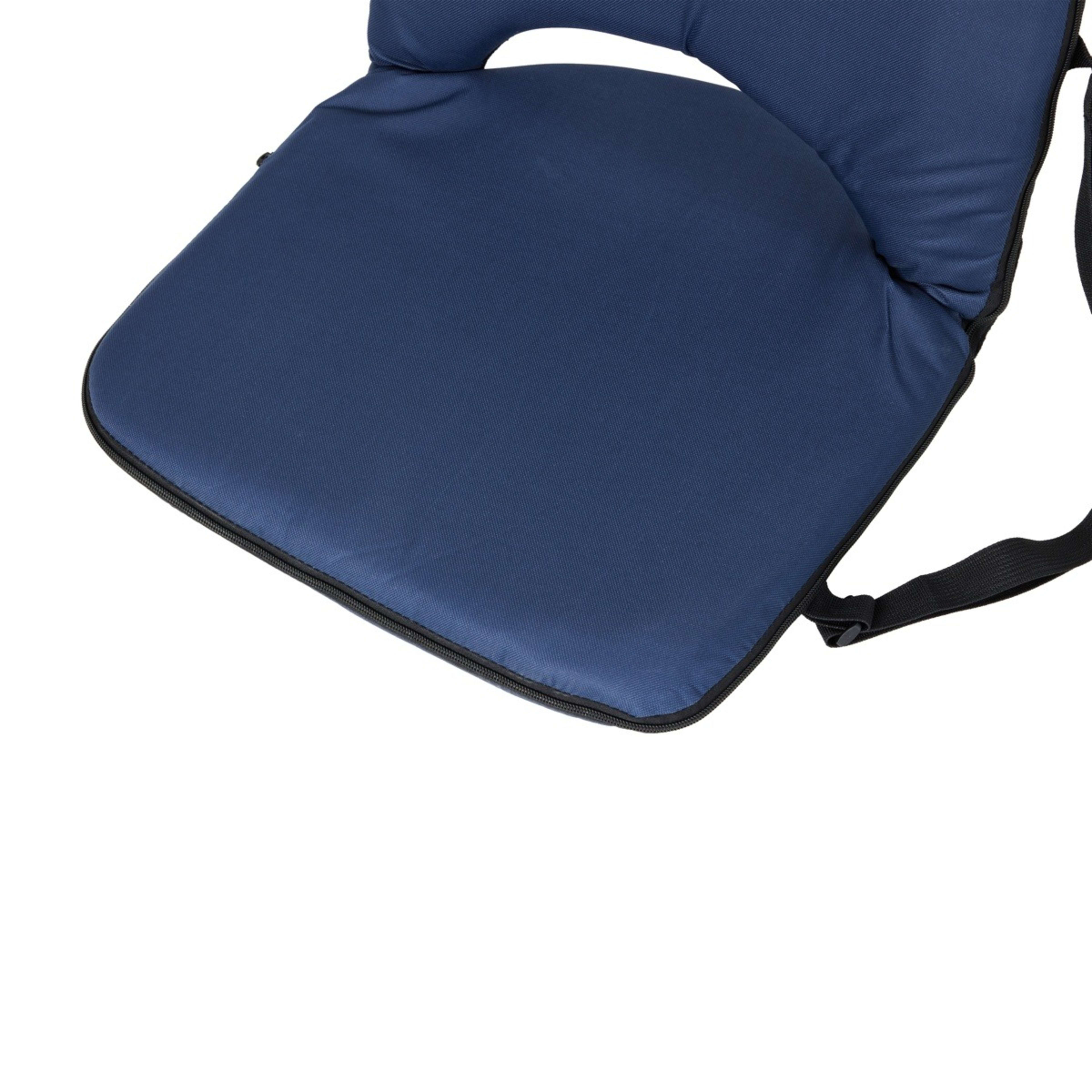 5 Square Cushion Recliner - Navy, 5 of 8