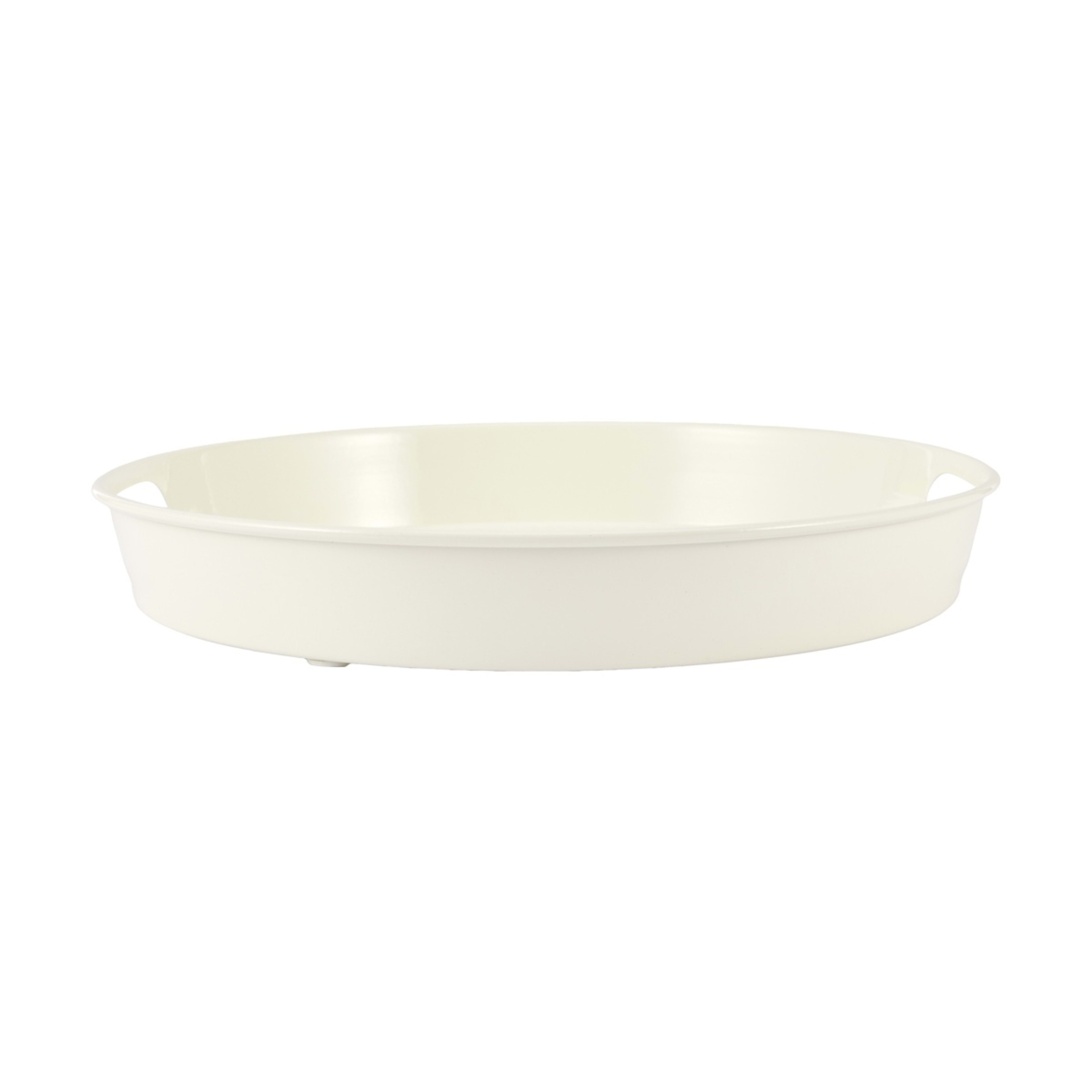 2 White Pressed Metal Tray, 2 of 4