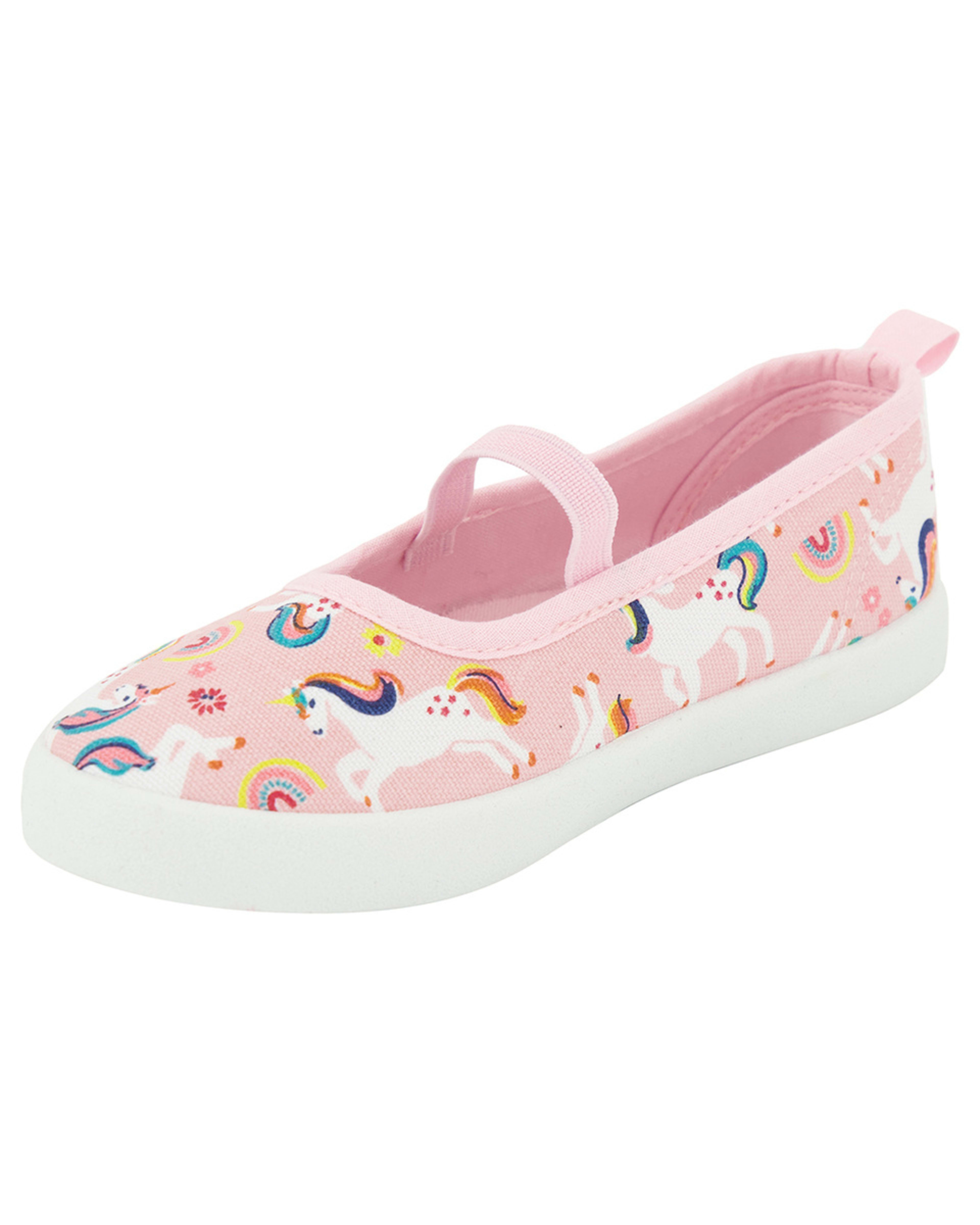 3 Junior Print Canvas Shoes Unicorn, 3 of 5