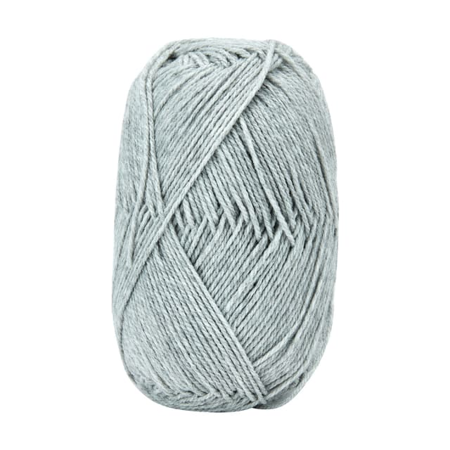 8 Ply Classic Acrylic Yarn Grey Marle Kmart
