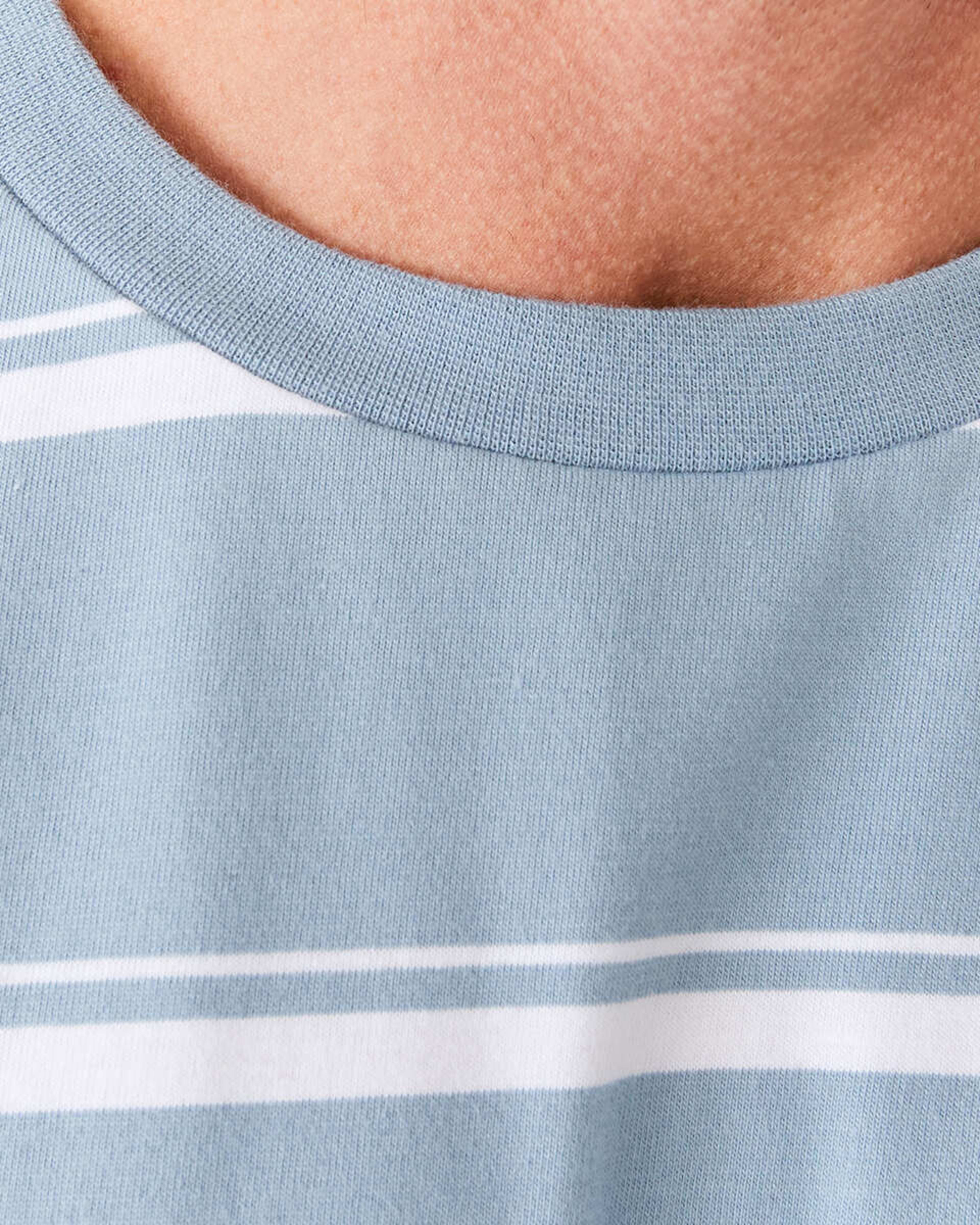 5 Oversized Striped T-Shirt Blu Strp, 5 of 6