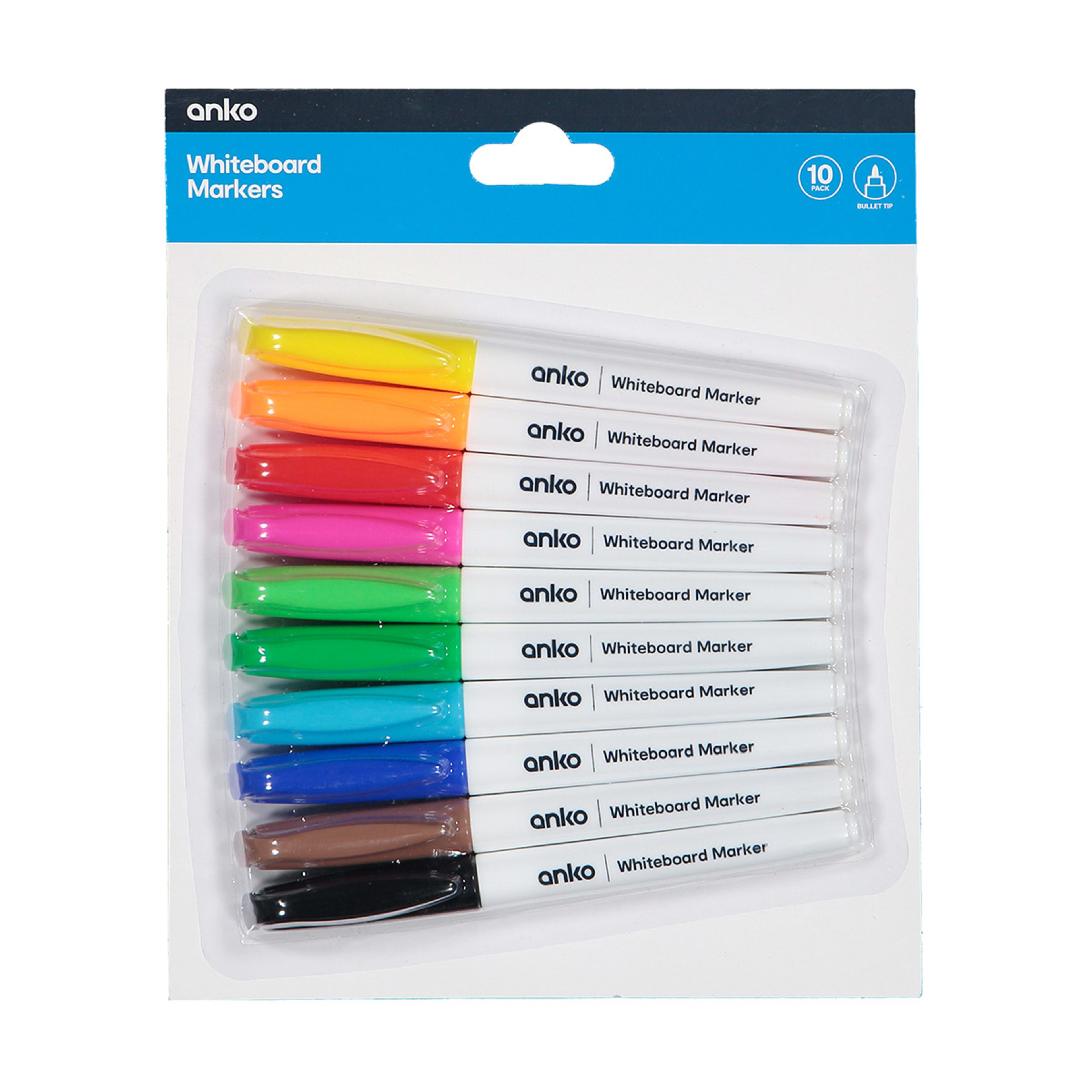 10 Pack Whiteboard Markers Kmart