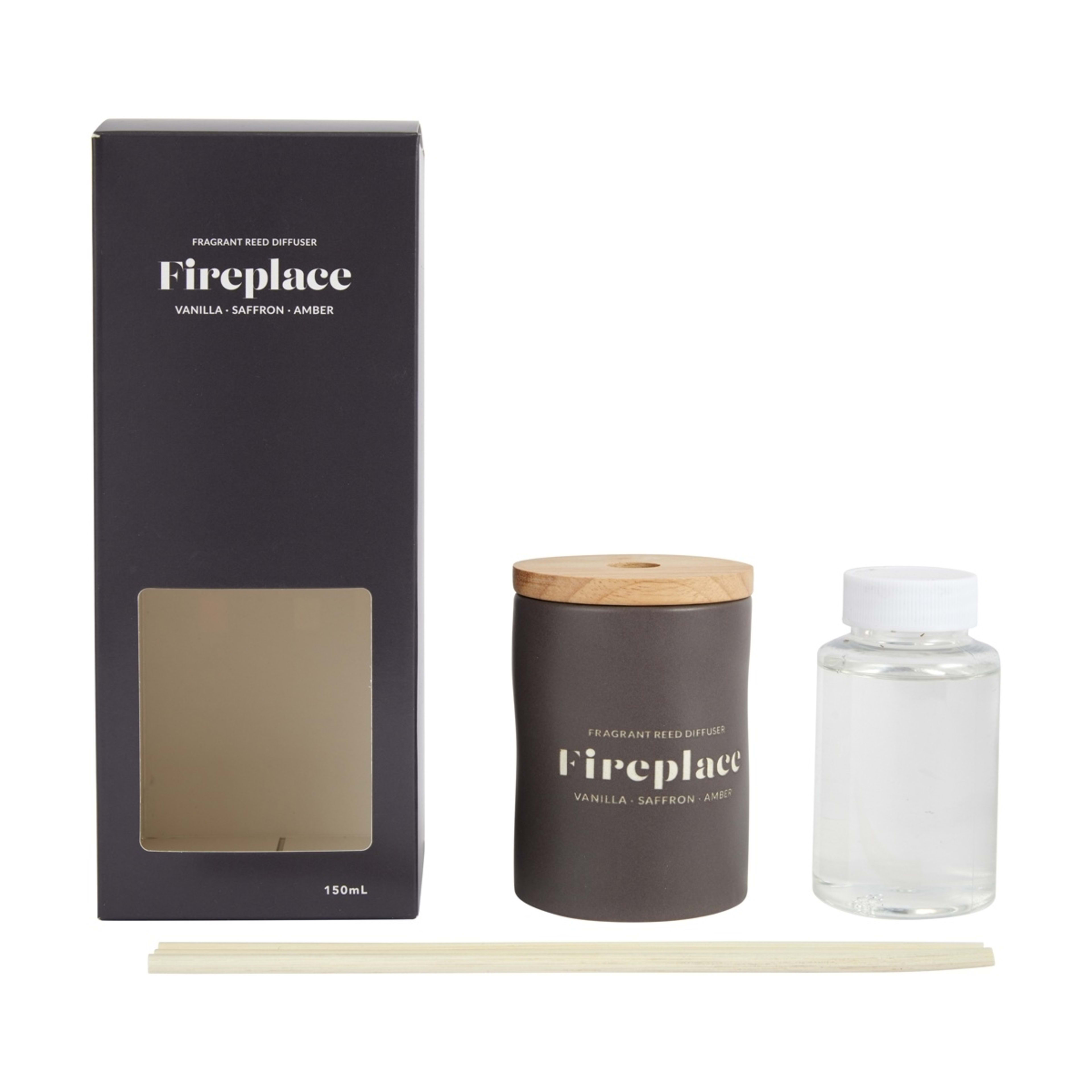 2 Fireplace Ceramic Fragrant Reed Diffuser 150ml, 2 of 7