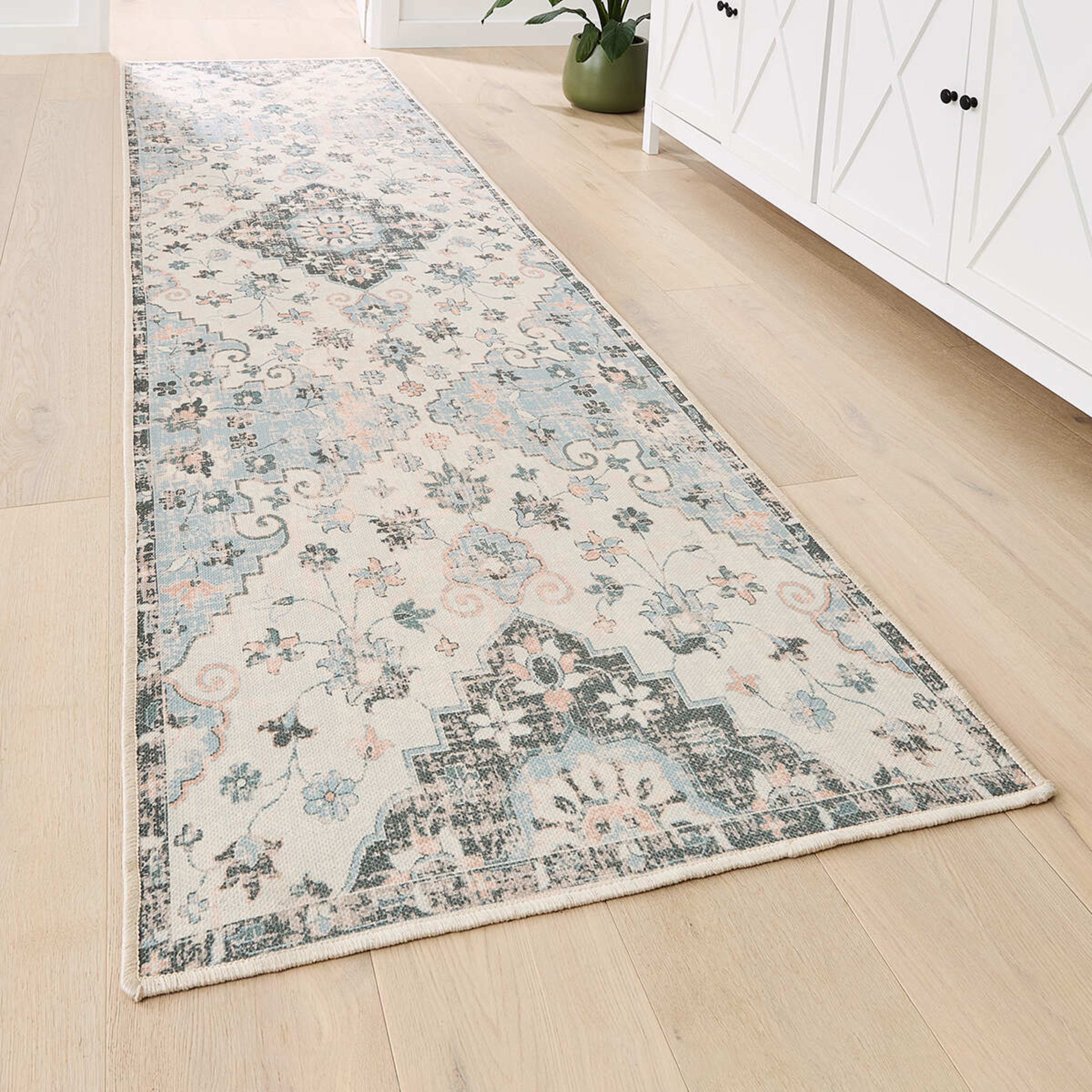 1 Inaya Runner - Blue, 300cm x 80cm