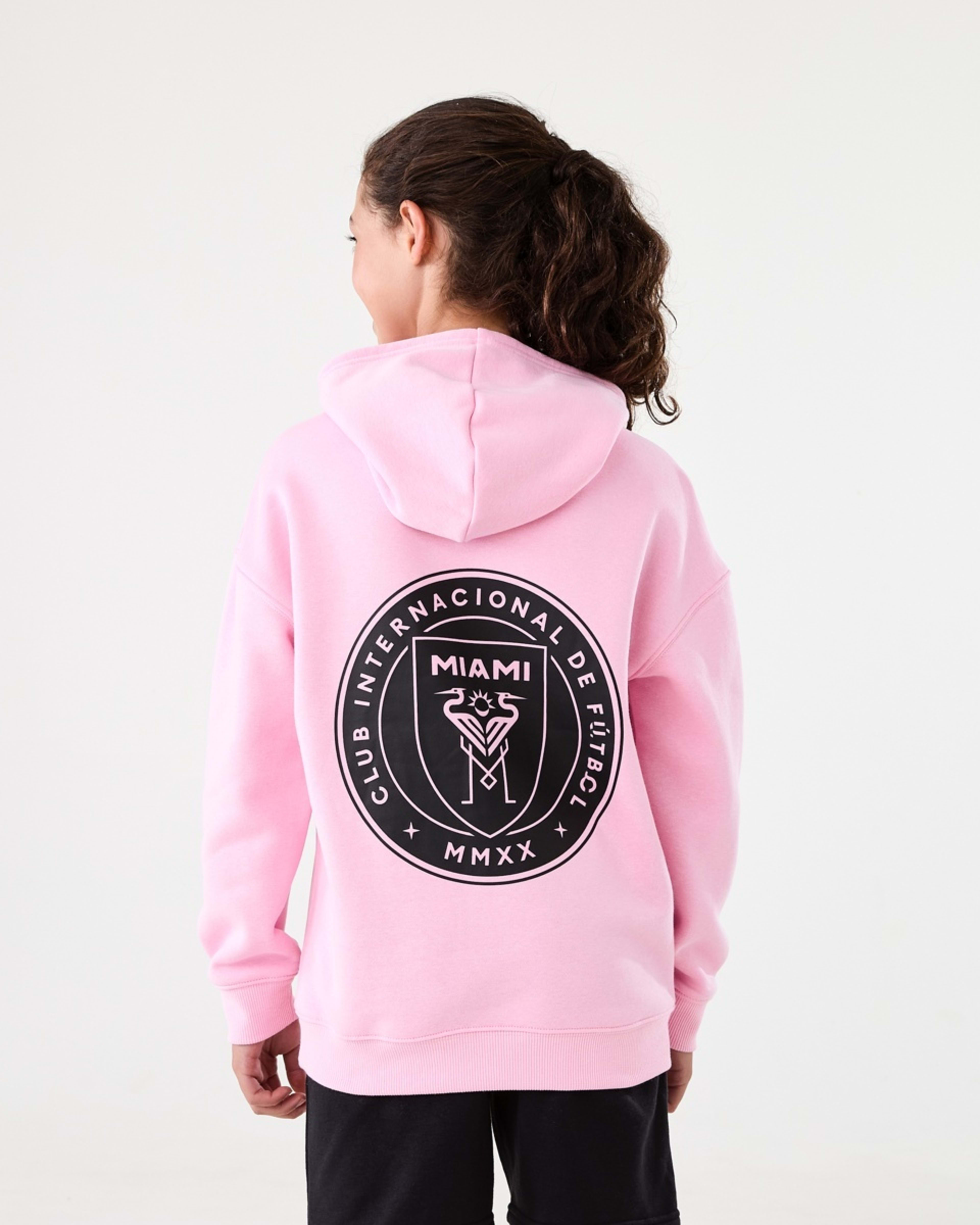 3 Official Inter Miami Kids Hoodie True Pink, 3 of 10