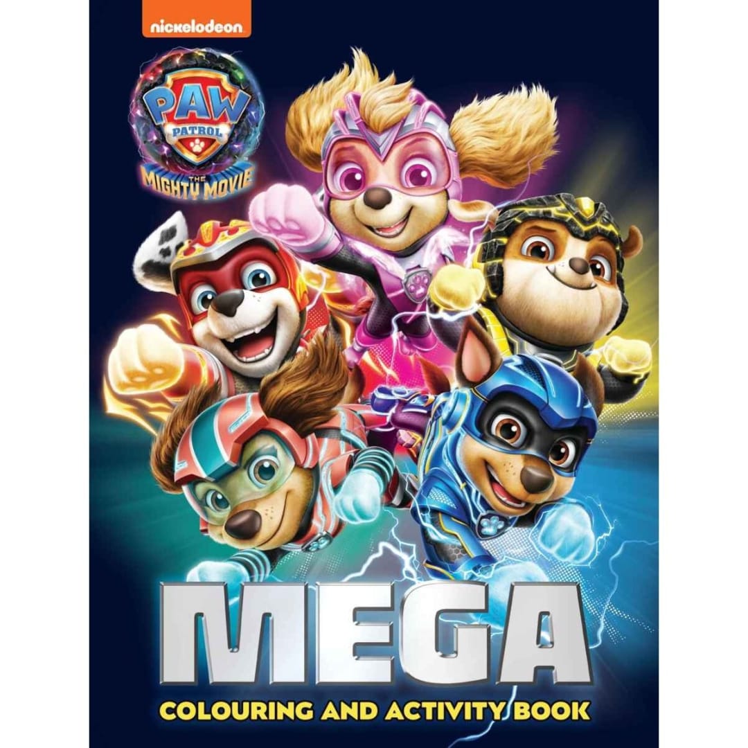 Nickelodeon PAW Patrol The Mighty Movie Mega Colouring and Activity