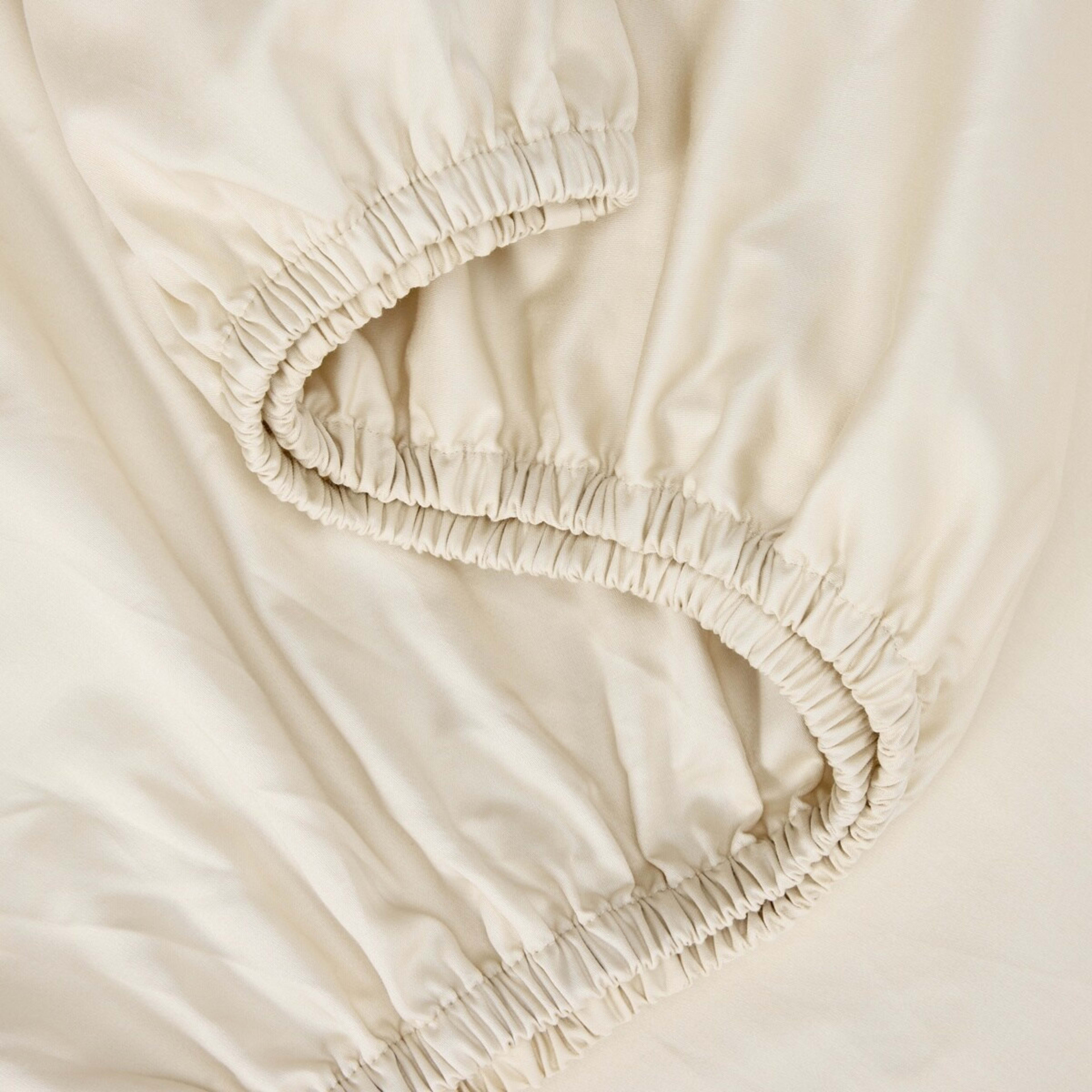 3 500 Thread Count Australian Grown Cotton Sheet Set - King Bed, Sand, 3 of 7